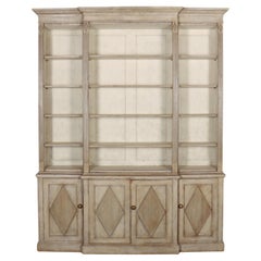 Swedish Style Breakfront Bookcase