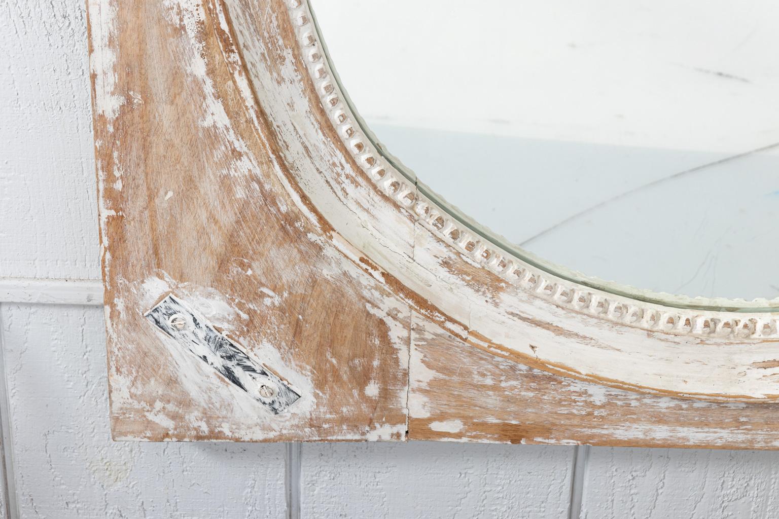 Swedish Style Distressed Rectangular Mirror 5