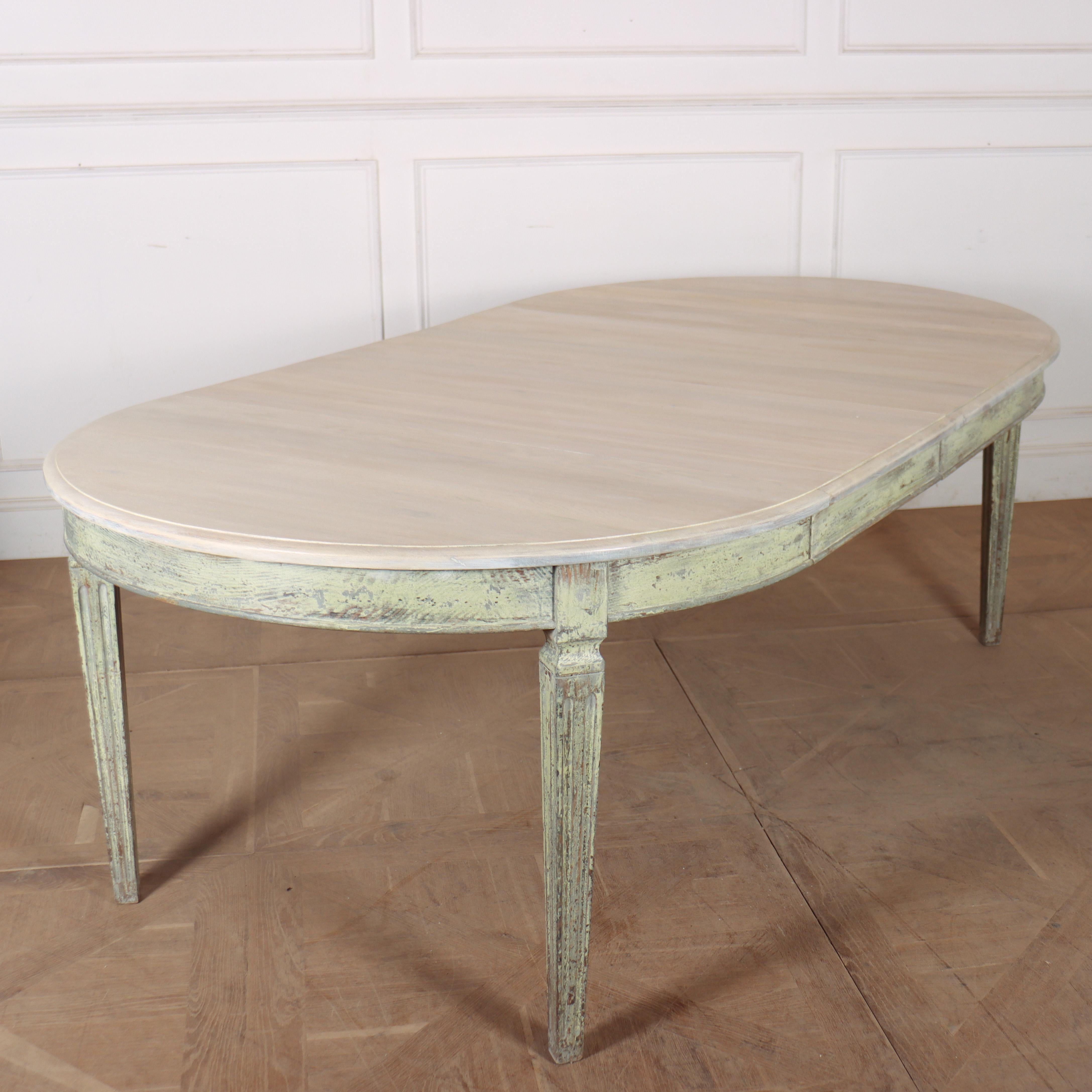 20th Century Swedish Style Extending Dining Table For Sale