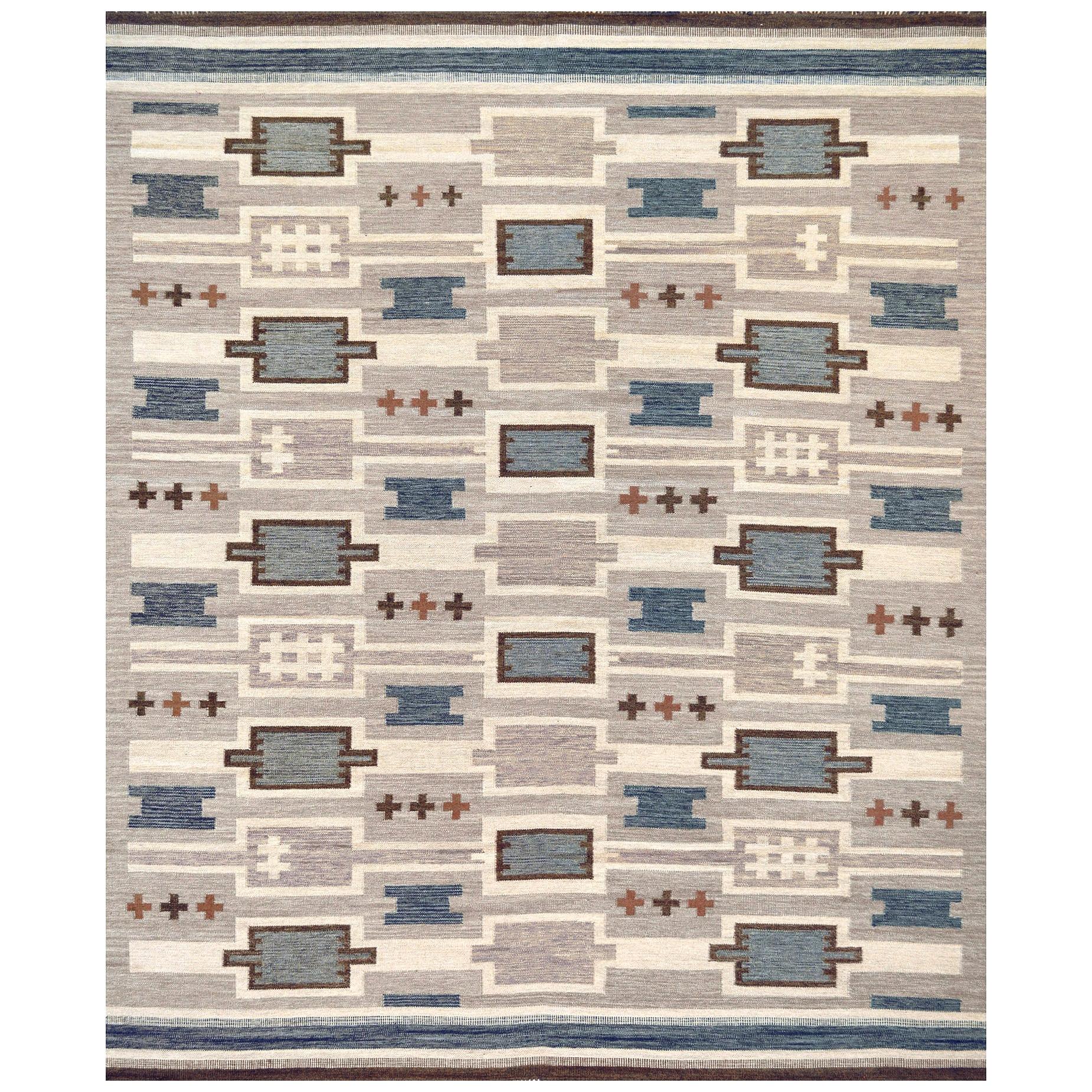 Swedish Style Flat-Weave For Sale