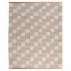 Tappeto Kilim in stile svedese, la modernità scandinava incontra il cubismo minimalista