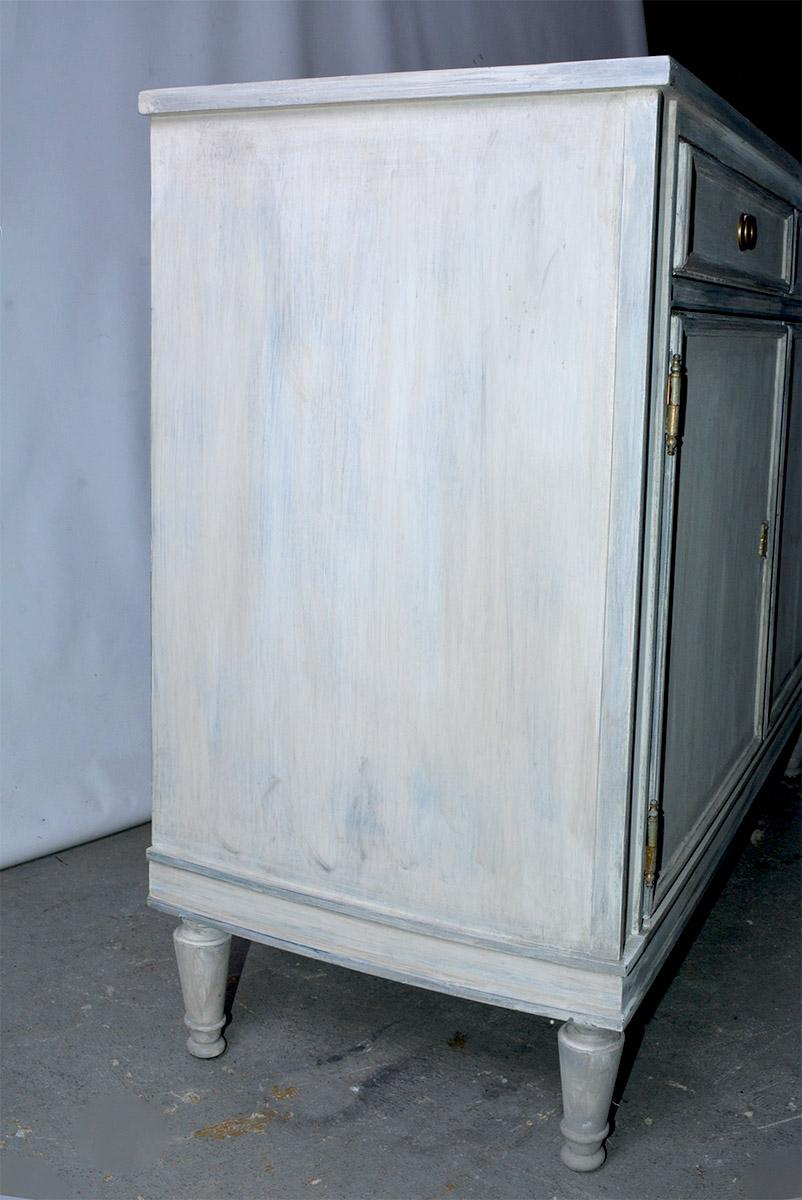 Gustavian Swedish Style Painted Cabinet
