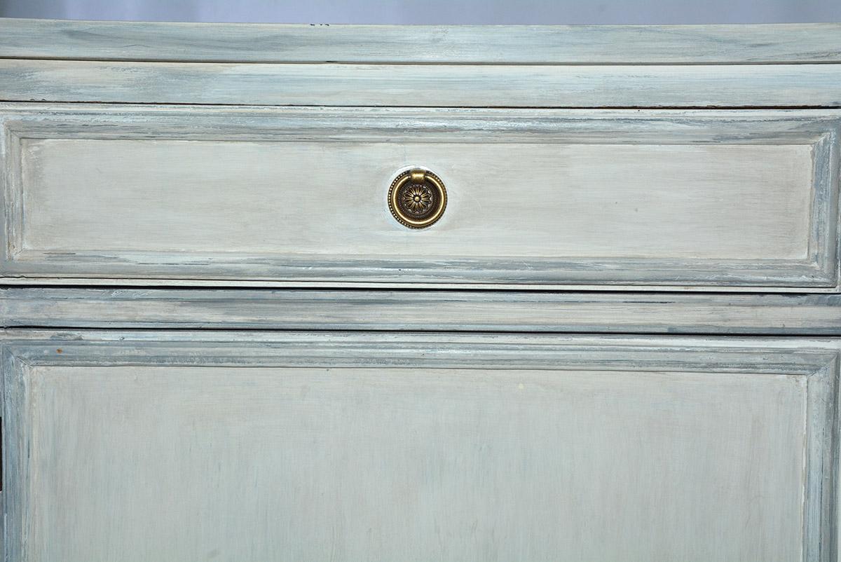 American Swedish Style Painted Cabinet