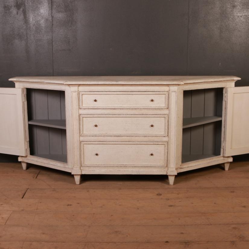 Contemporary Swedish Style Sideboard with Drawers For Sale