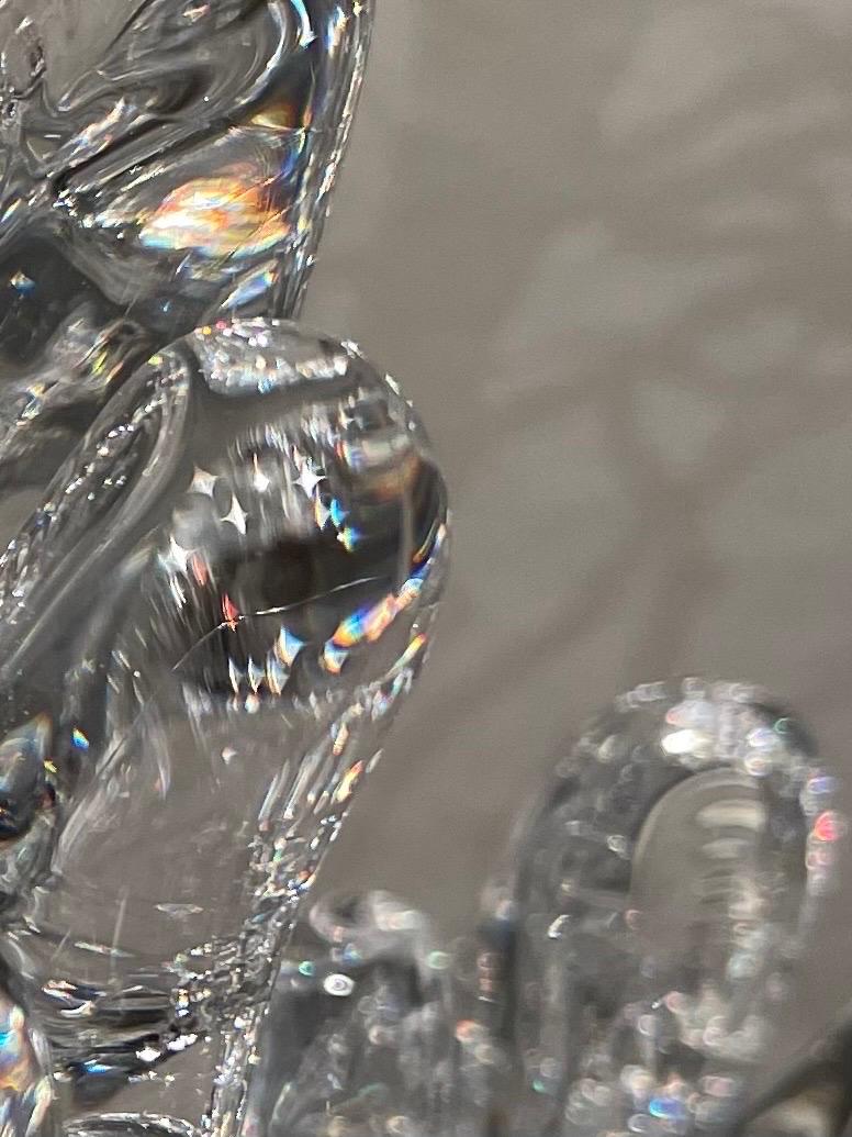 Collection de chandeliers en cristal Tournesol de Suède par Göran Wärff pour Kosta Boda en vente 5