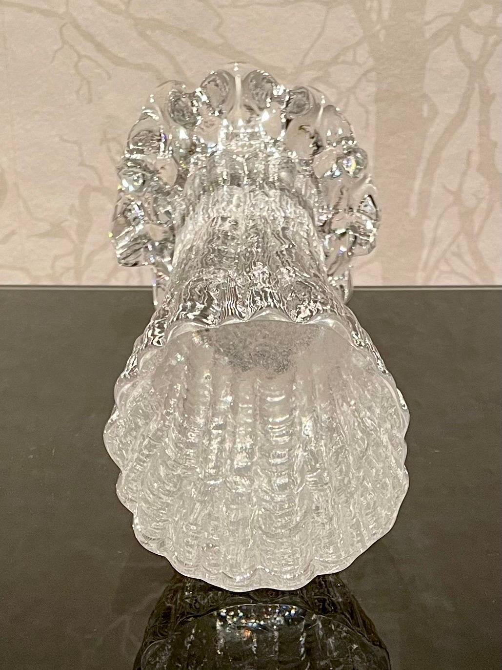 Collection de chandeliers en cristal Tournesol de Suède par Göran Wärff pour Kosta Boda en vente 7
