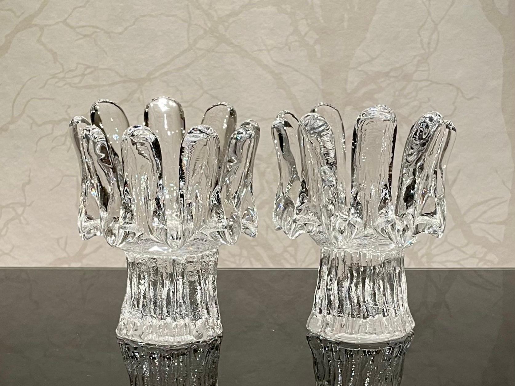 Collection de chandeliers en cristal Tournesol de Suède par Göran Wärff pour Kosta Boda en vente 9