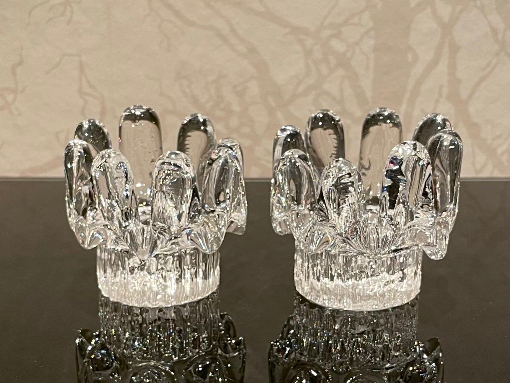 Collection de chandeliers en cristal Tournesol de Suède par Göran Wärff pour Kosta Boda en vente 12