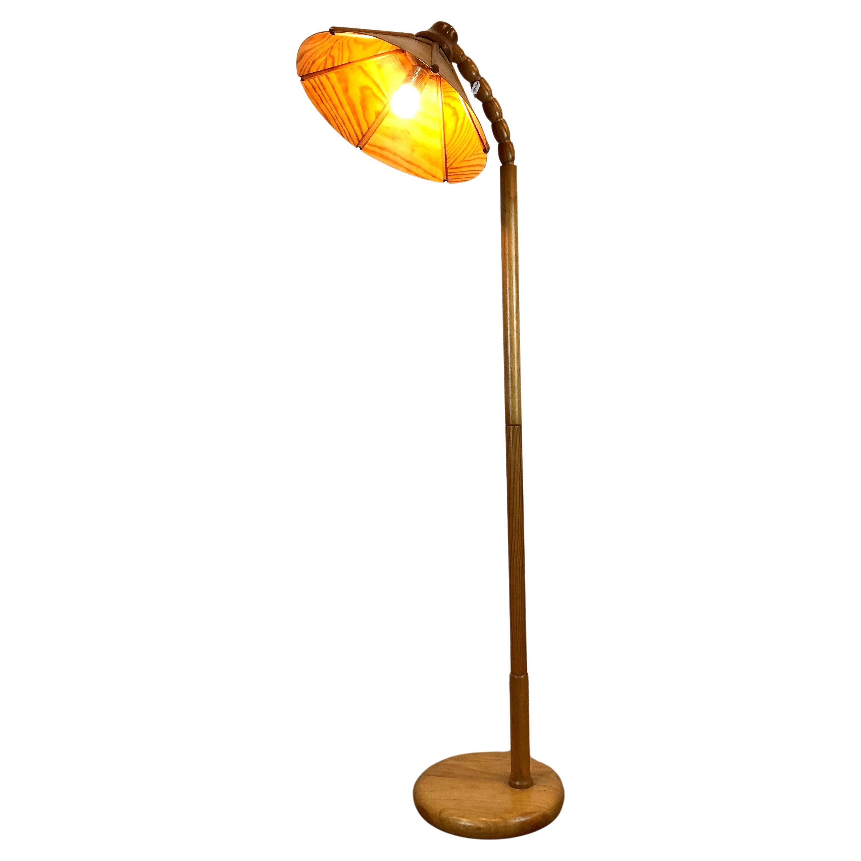 Swedish Taberluz Mid-Century Floor Lamp For Sale