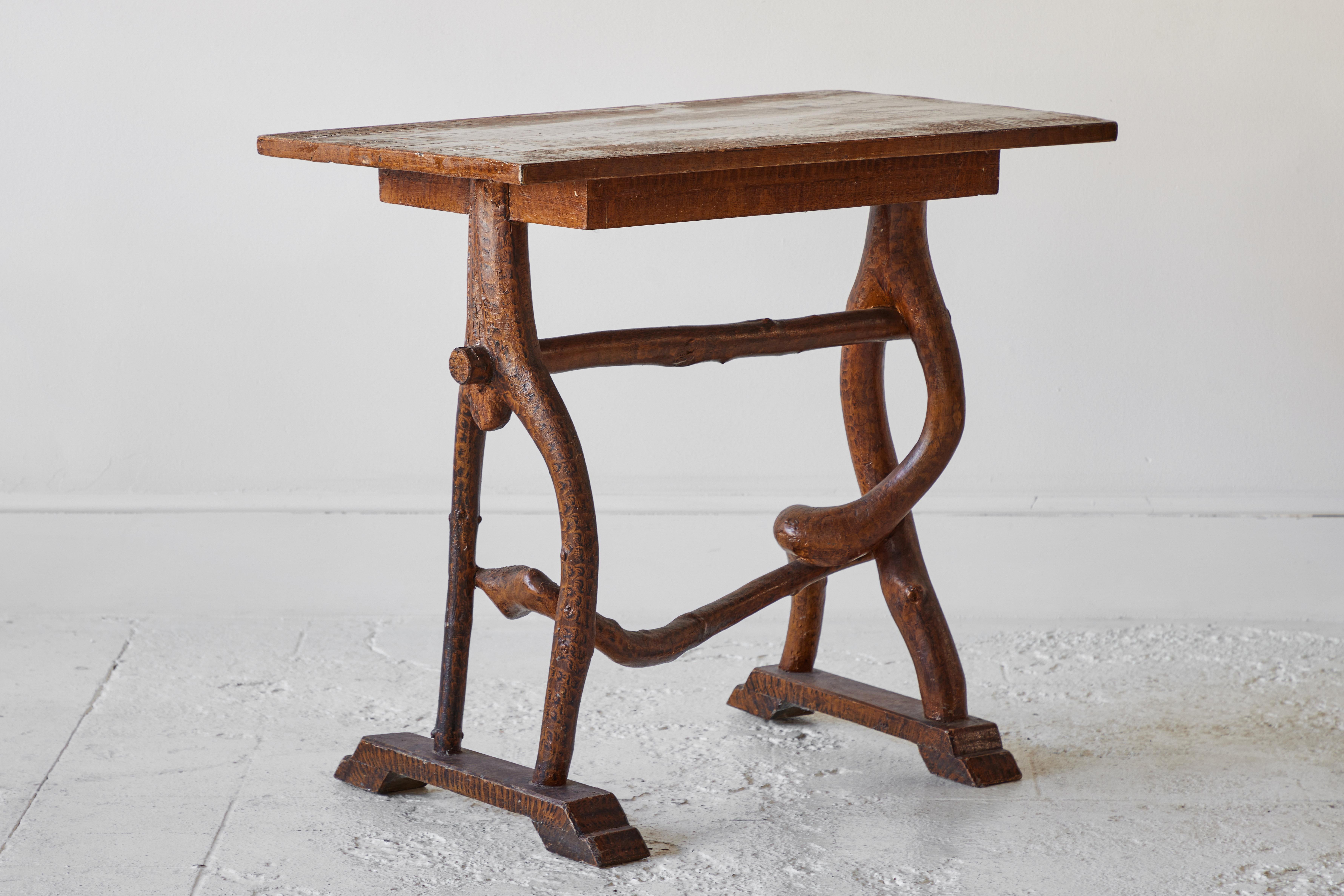 Wood Swedish Table and Chair Set