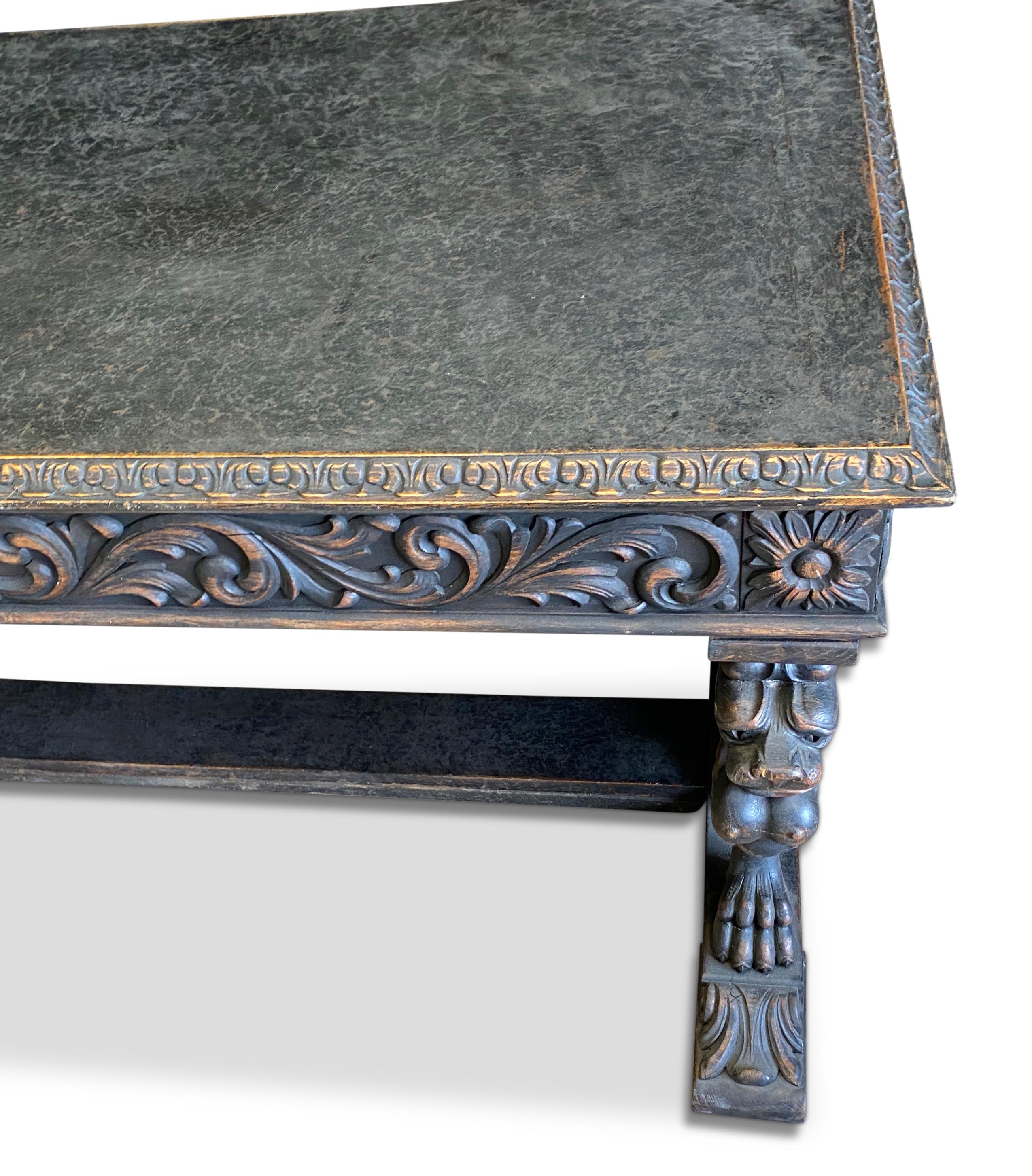 Jacobean Swedish Table Desk or Console For Sale