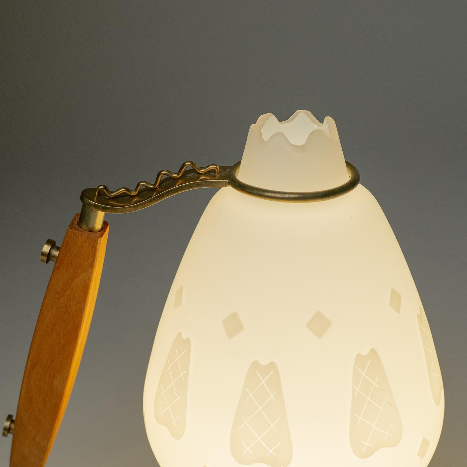 Mid-Century Modern Swedish Table Lamp, 1940s For Sale