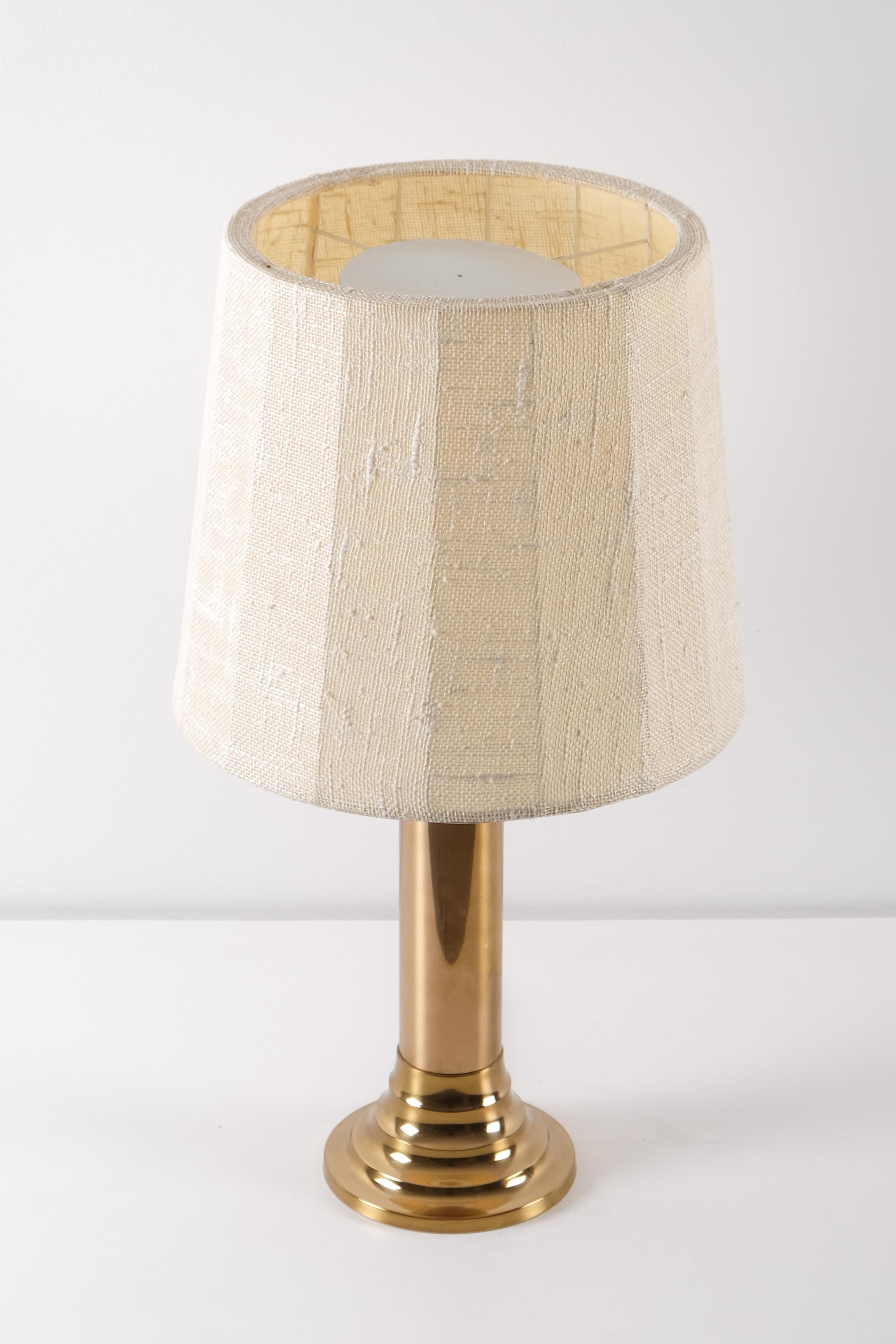 Brass Swedish Table Lamp by Bergboms, 1960s For Sale