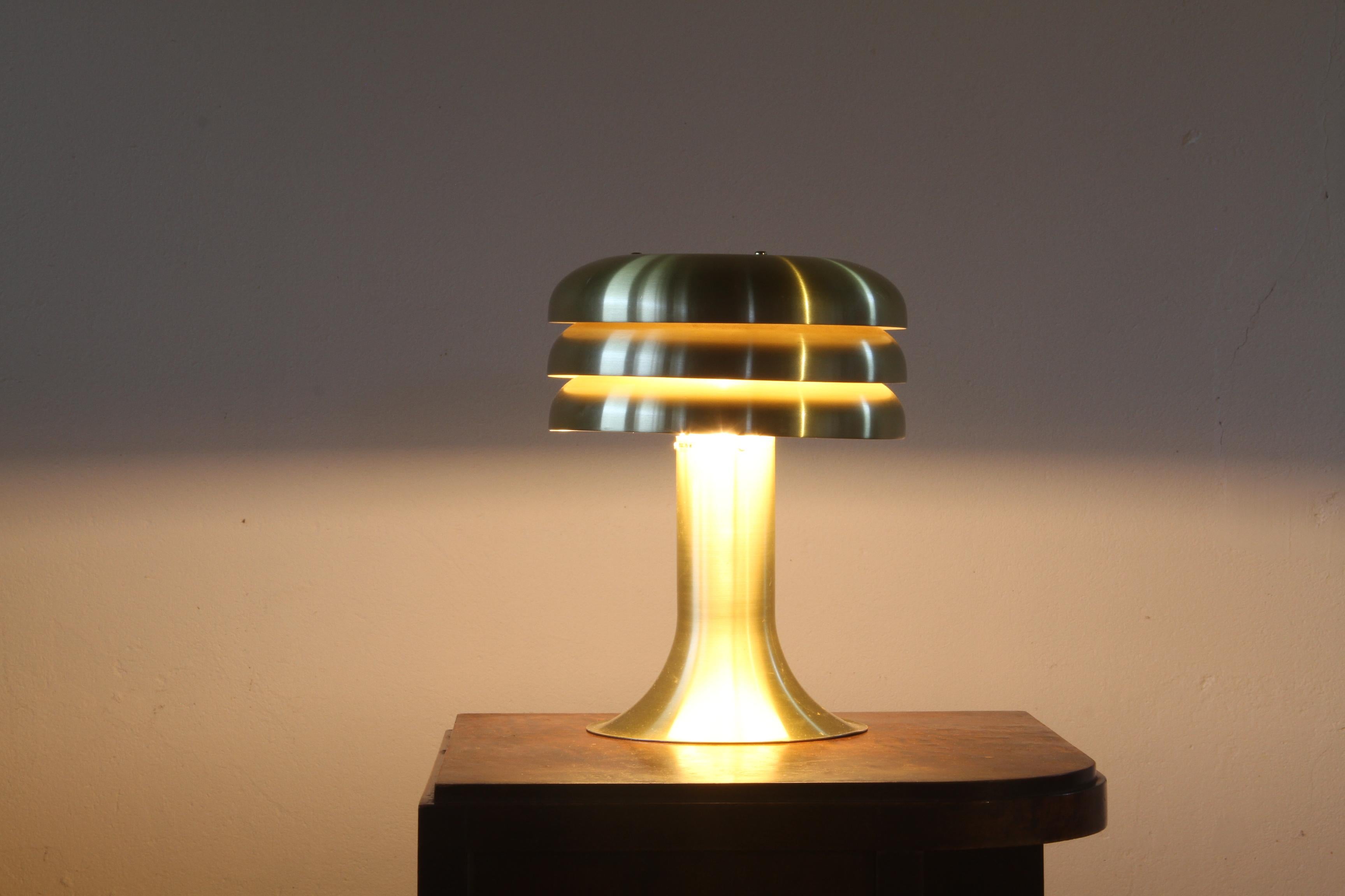 Swedish Table Lamp by Hans-Agne Jakobsson Model BN-25, 1960s For Sale 13