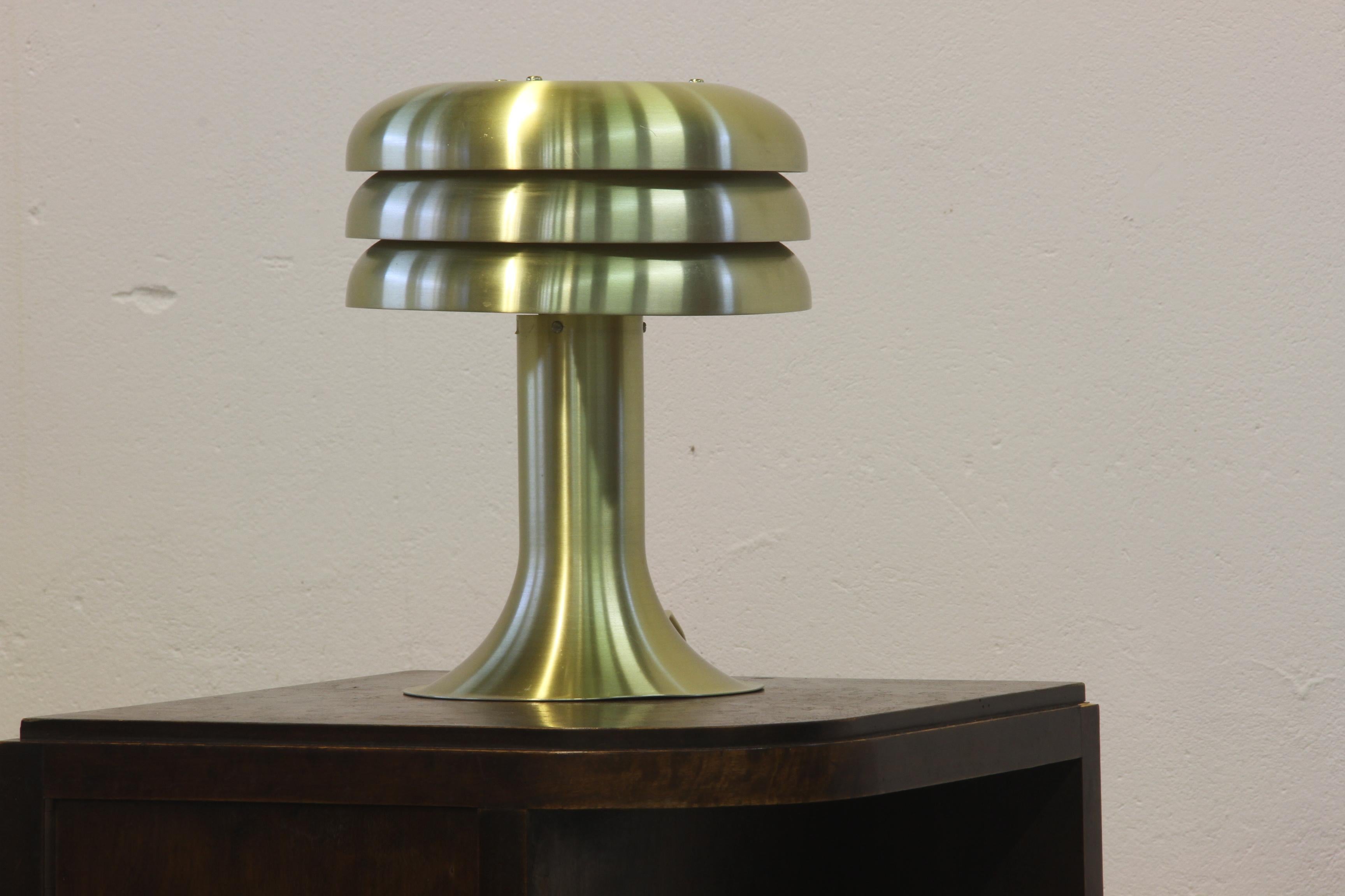 Swedish Table Lamp by Hans-Agne Jakobsson Model BN-25, 1960s In Good Condition For Sale In Store Heddinge, DK