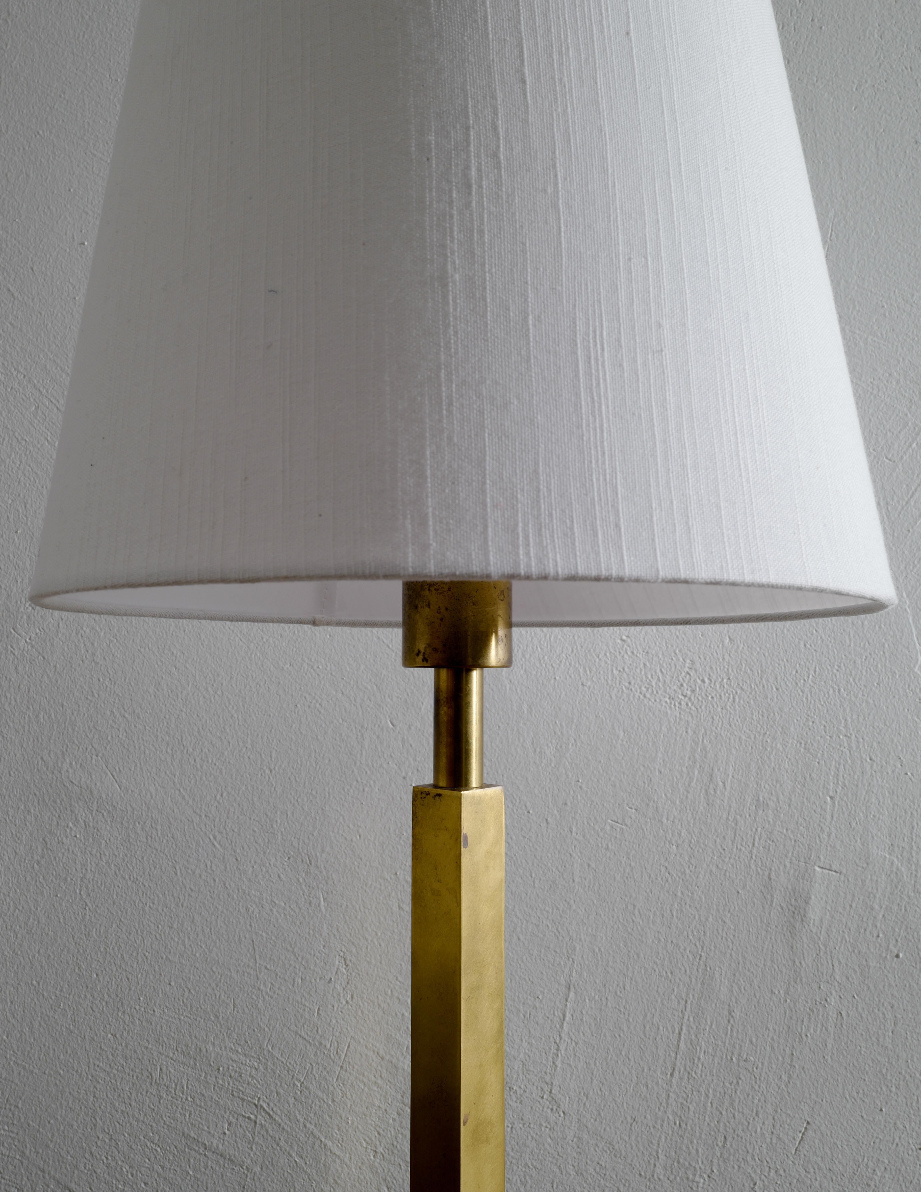 Scandinavian Modern Swedish Table Lamp in Brass, 1960s