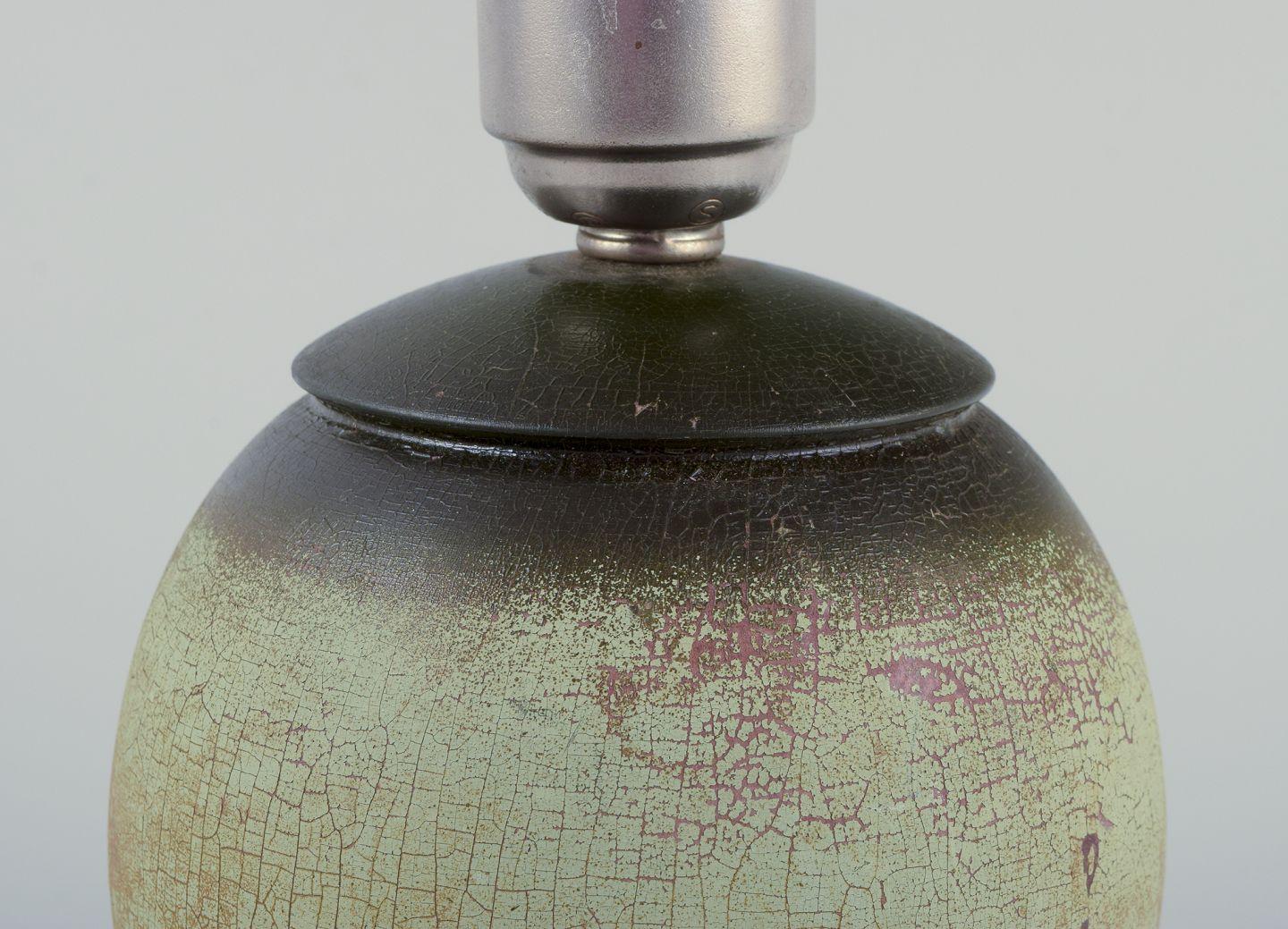 Lámpara de mesa sueca de madera pintada. Estilo Art Déco. Alrededor de 1940. Art Decó en venta