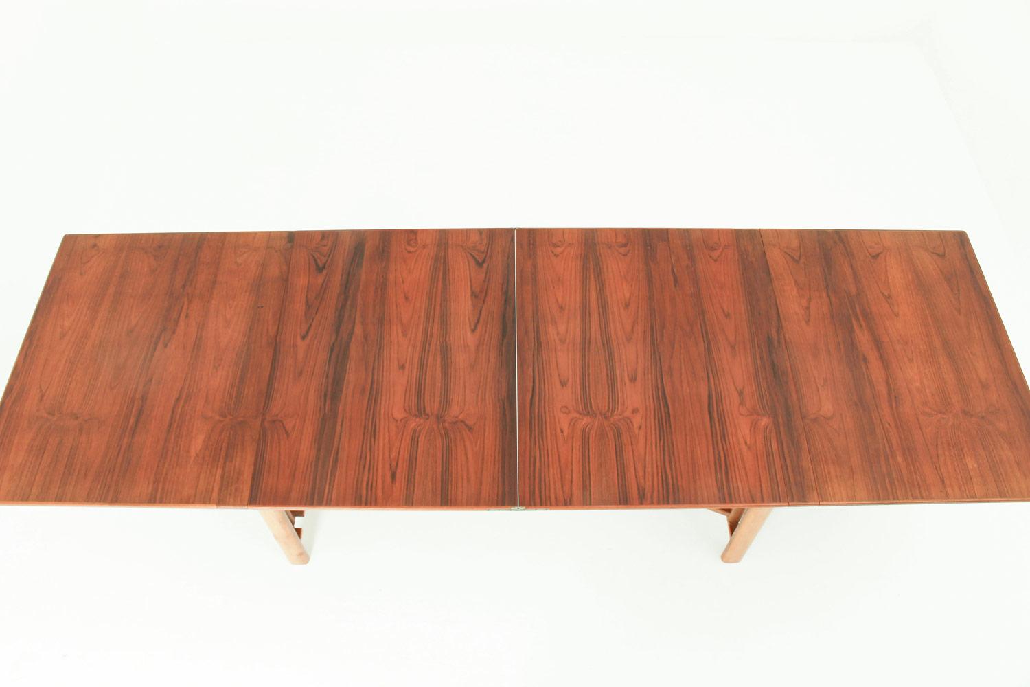 Teck Table suédoise Maria Flap par Bruno Mathsson, années 1960 en vente