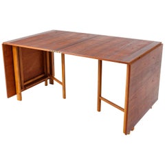 Vintage Swedish Table "Maria Flap" by Bruno Mathsson, 1960s