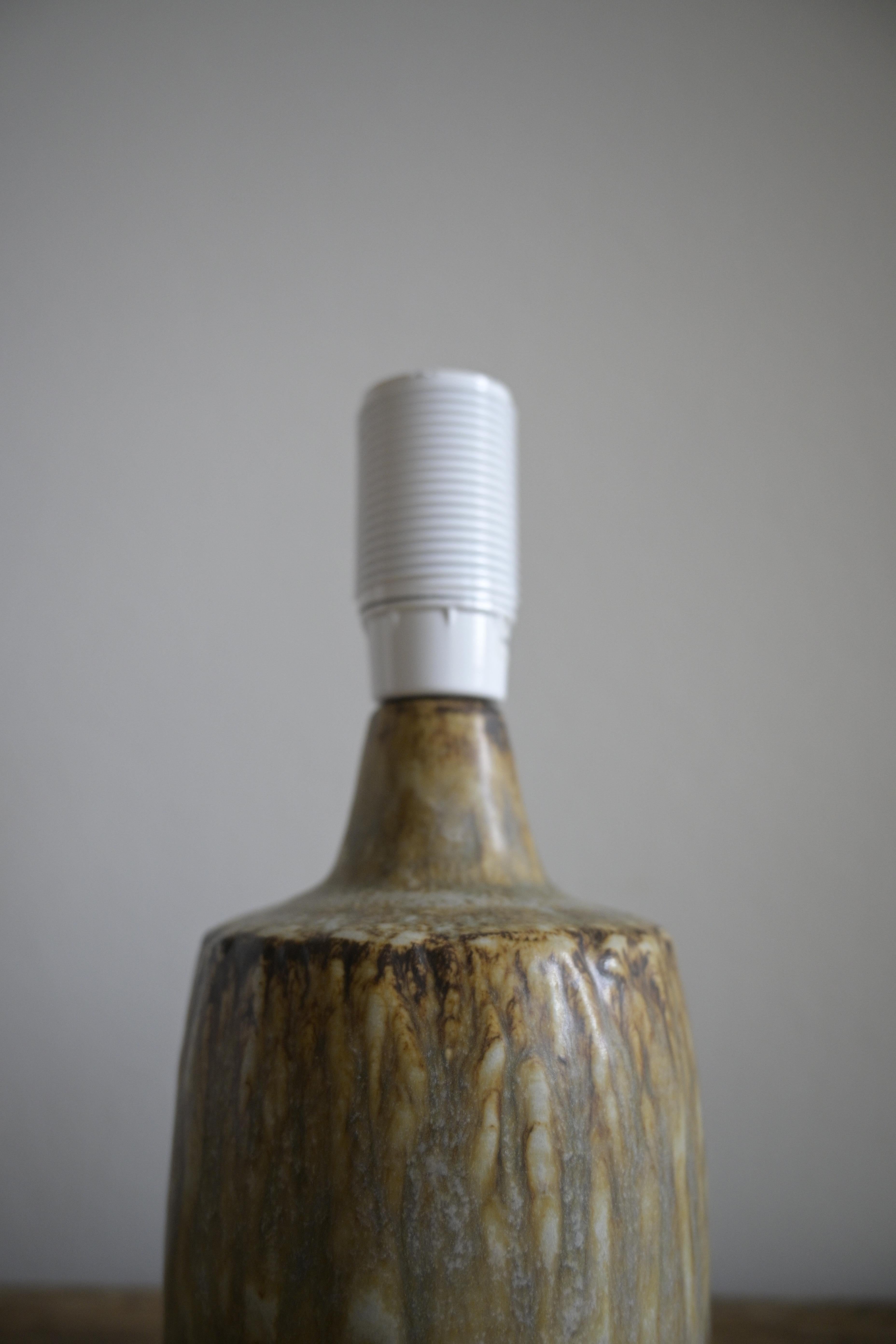Stoneware Swedish Table 'Rubus' Lamp by Gunnar Nylund, Rörstrand ca 1940-50 For Sale