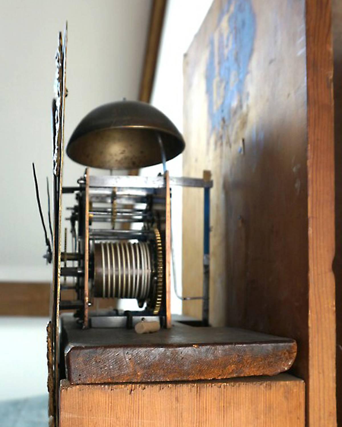 18th Century Swedish Tall Case Clock by Olof Trÿgg