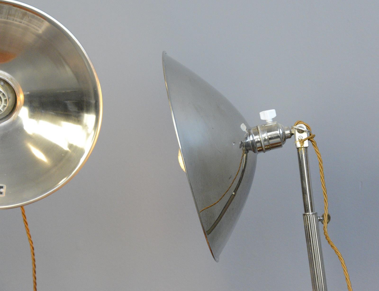 Industrial Swedish Task Lamps by Glory, circa 1930s