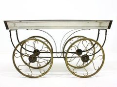 Chariot de bar ou de thé suédois par Josef Frank pour Svenskt Tenn, années 1950