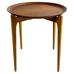 Swedish Teak and Oak Tray Table in the Manner of Willumsen and Engholm, c.1960