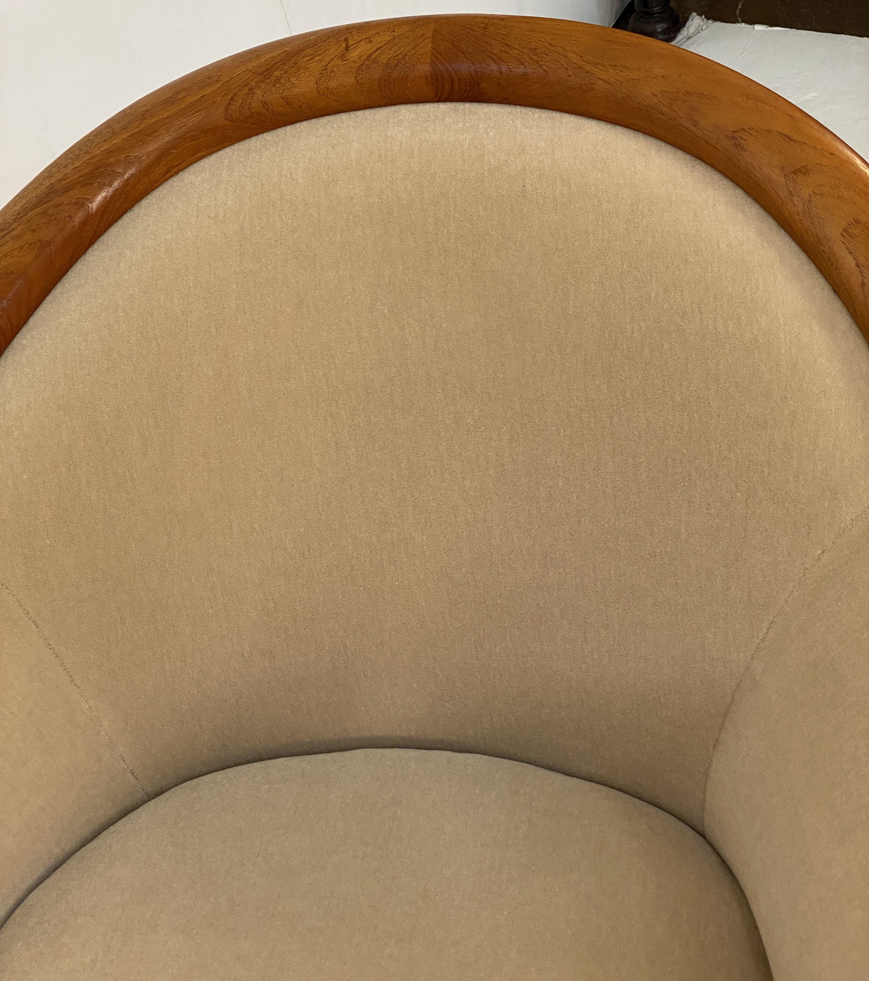 Fauteuils club ou de salon suédois en teck par Bertil Fridhagen, deux disponibles en vente 1