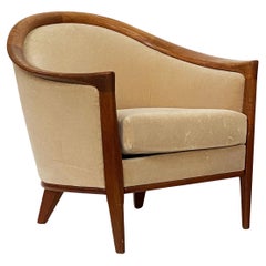 Fauteuils club ou de salon suédois en teck par Bertil Fridhagen, deux disponibles