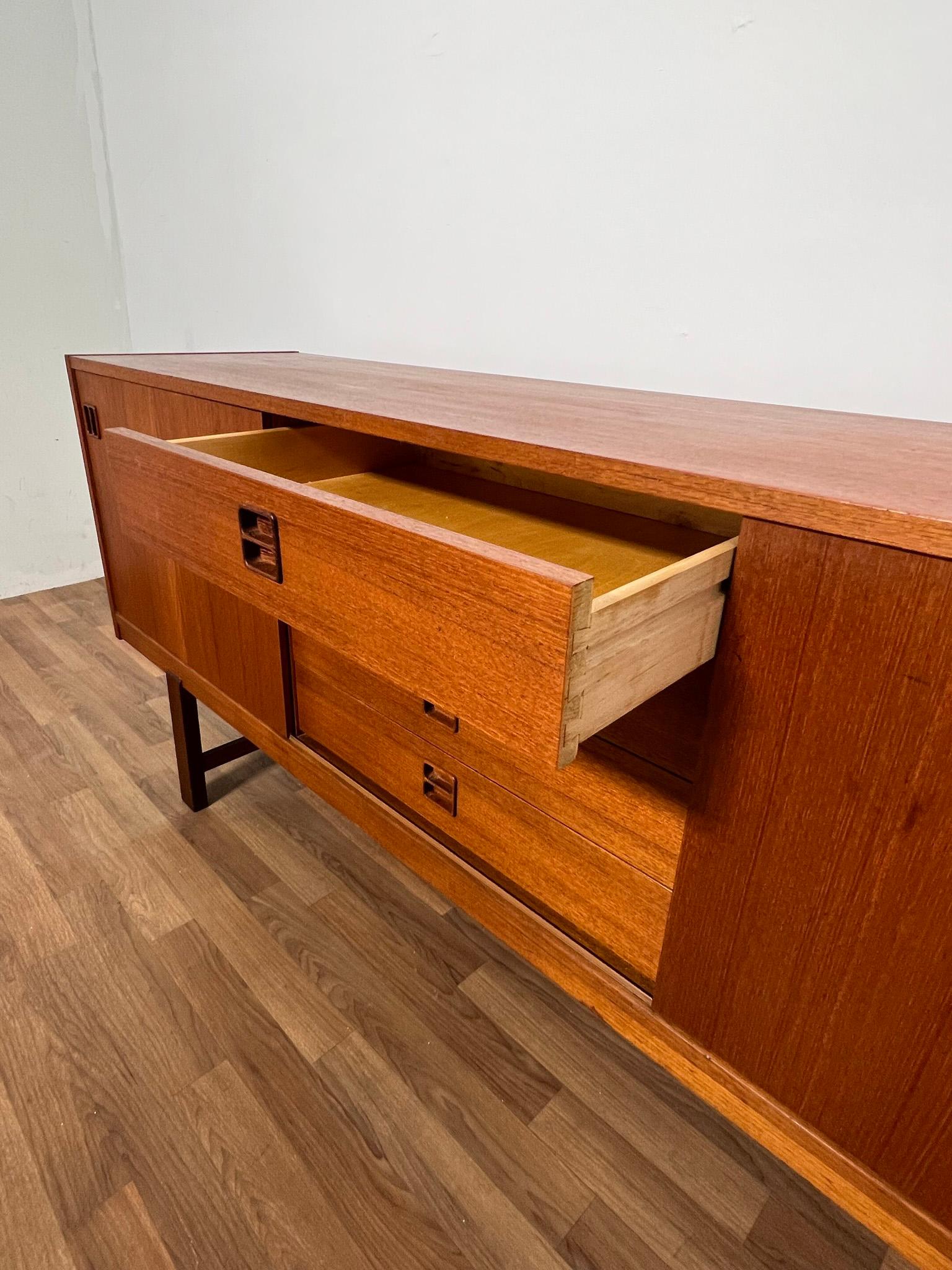 Swedish Teak Sideboard by Erik Worts, Circa 1960s For Sale 4