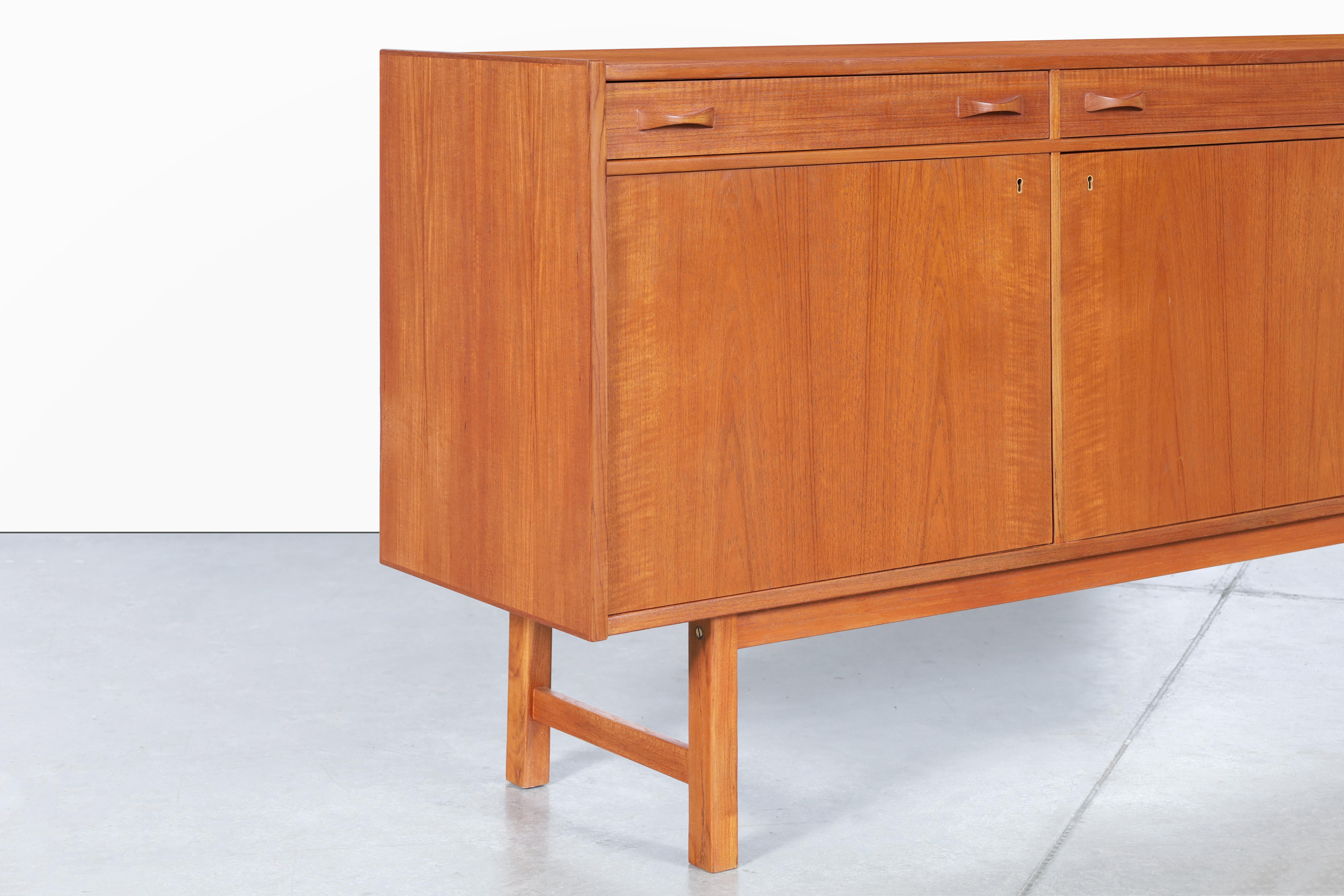 Scandinavian Modern Swedish Teak Credenza by Tage Olofsson for Ulferts Mobler For Sale