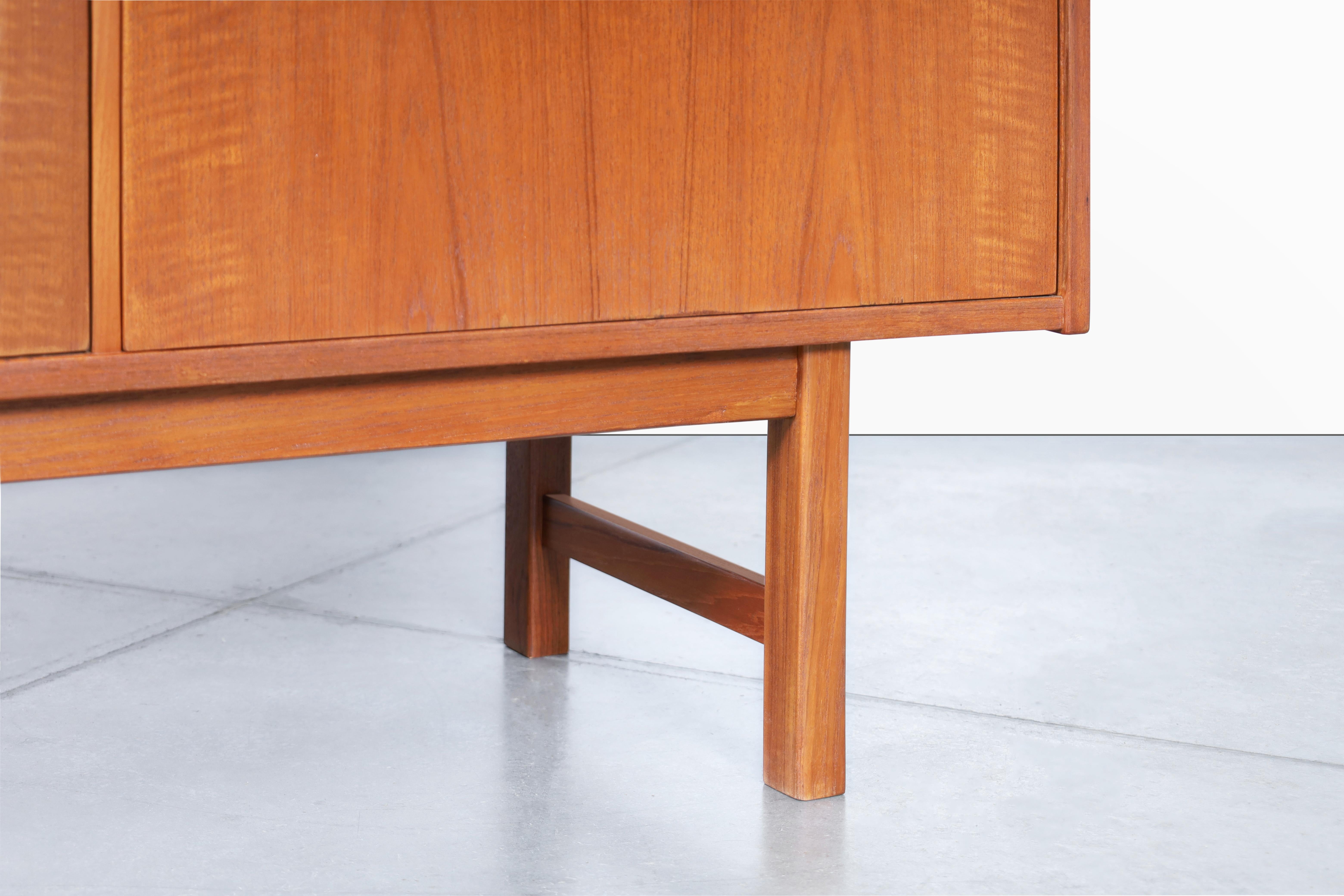 Swedish Teak Credenza by Tage Olofsson for Ulferts Mobler For Sale 3
