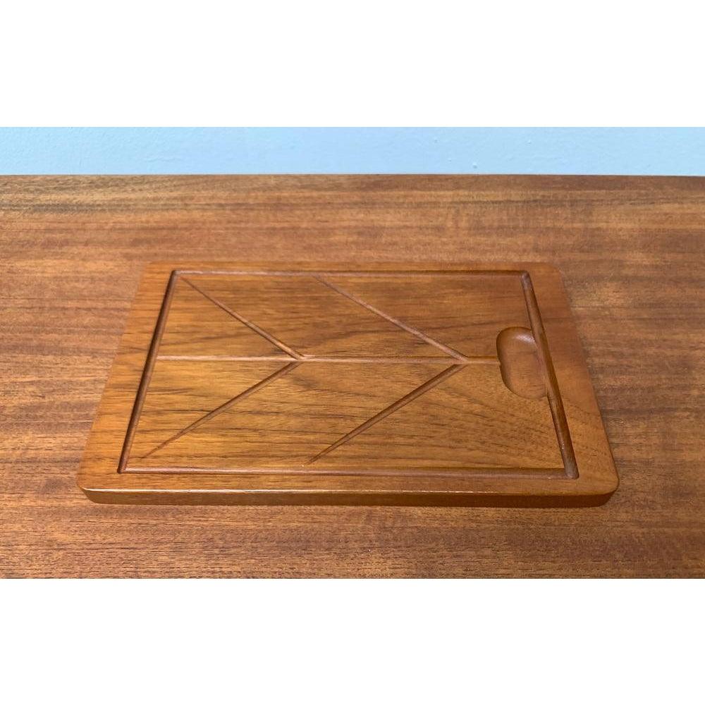 Tabla de cortar de teca sueca de Karl Holmberg, años 60 siglo XX en venta