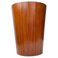 Swedish Teak Paper Waste Bin by Martin Åberg for Servex, 1960s