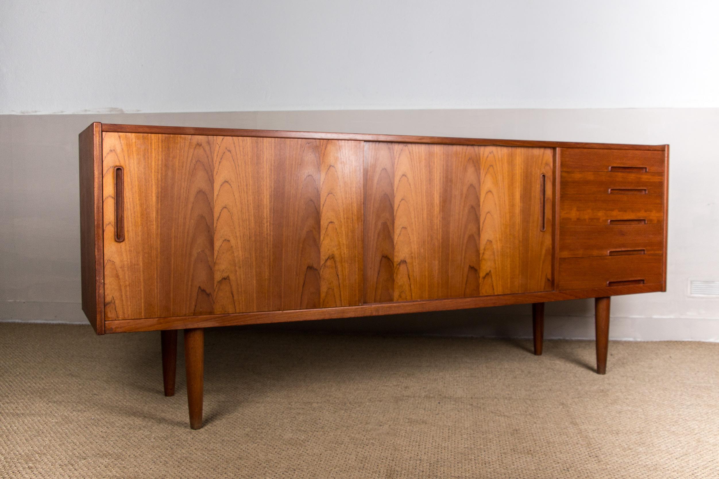 Swedish Teak Sideboard by Nils Jonsson for Hugo Troeds, 1960 9
