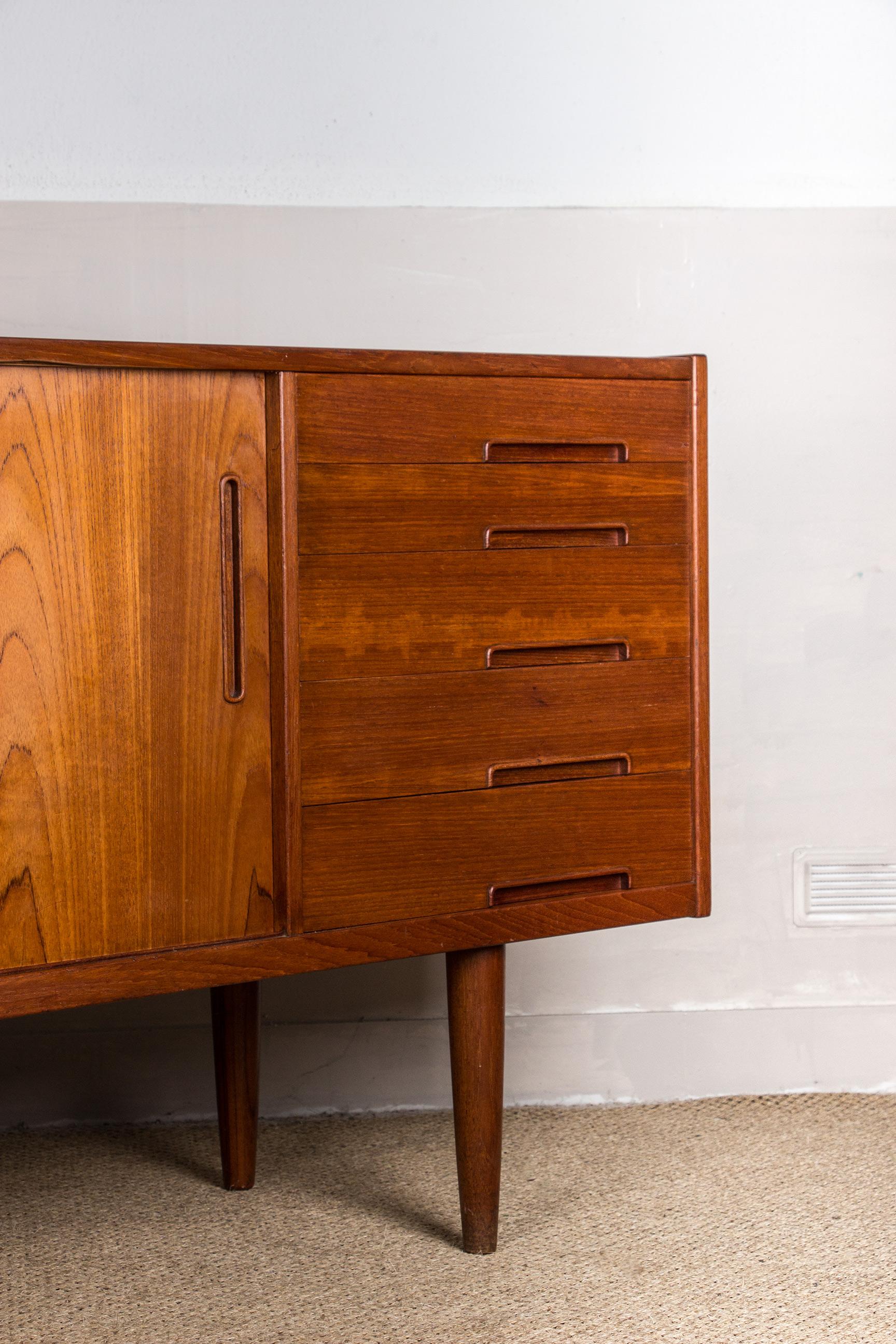 Swedish Teak Sideboard by Nils Jonsson for Hugo Troeds, 1960 11