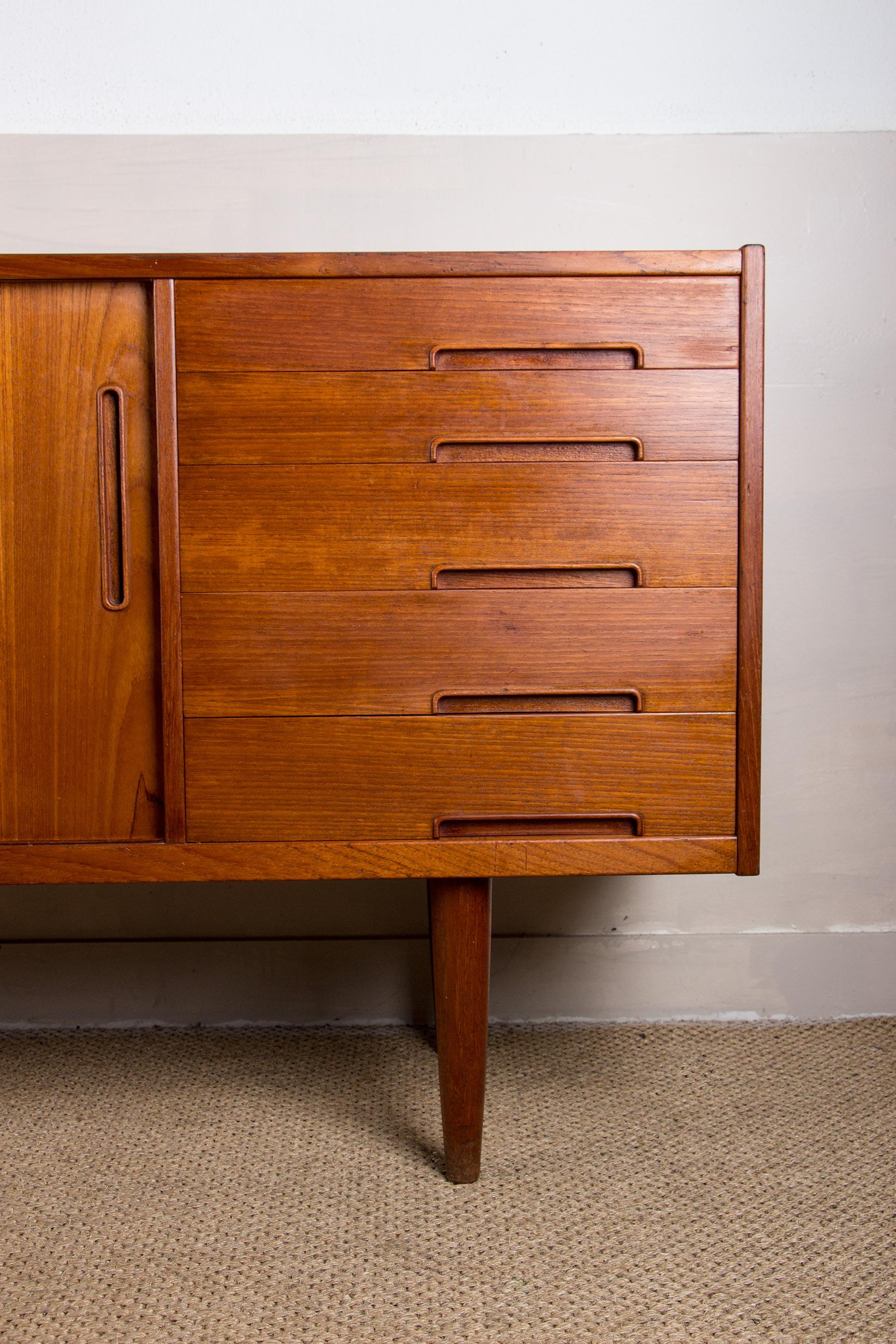 Swedish Teak Sideboard by Nils Jonsson for Hugo Troeds, 1960 1