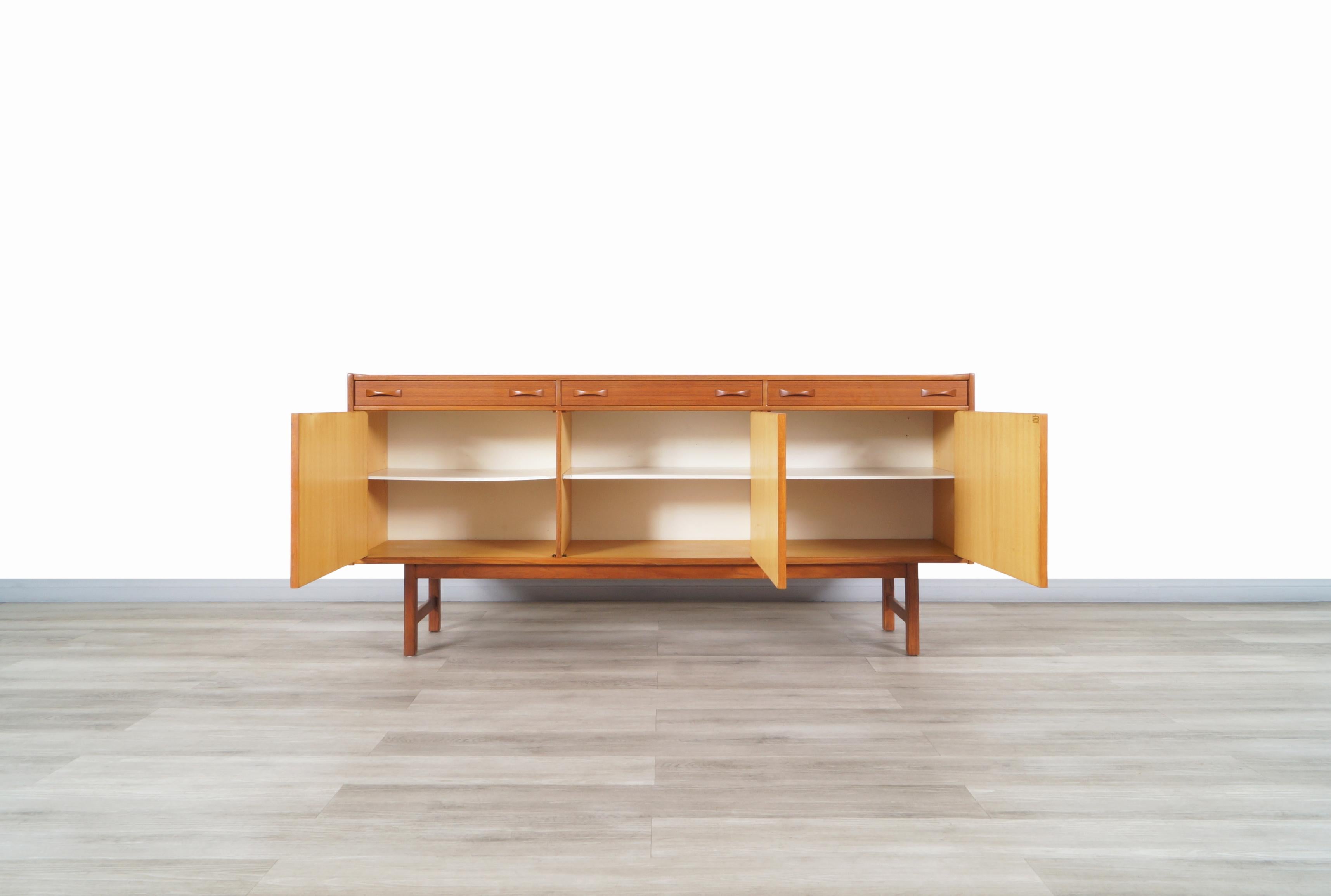 Mid-Century Modern Swedish Teak Sideboard by Tage Olofsson for Ulferts Mobler