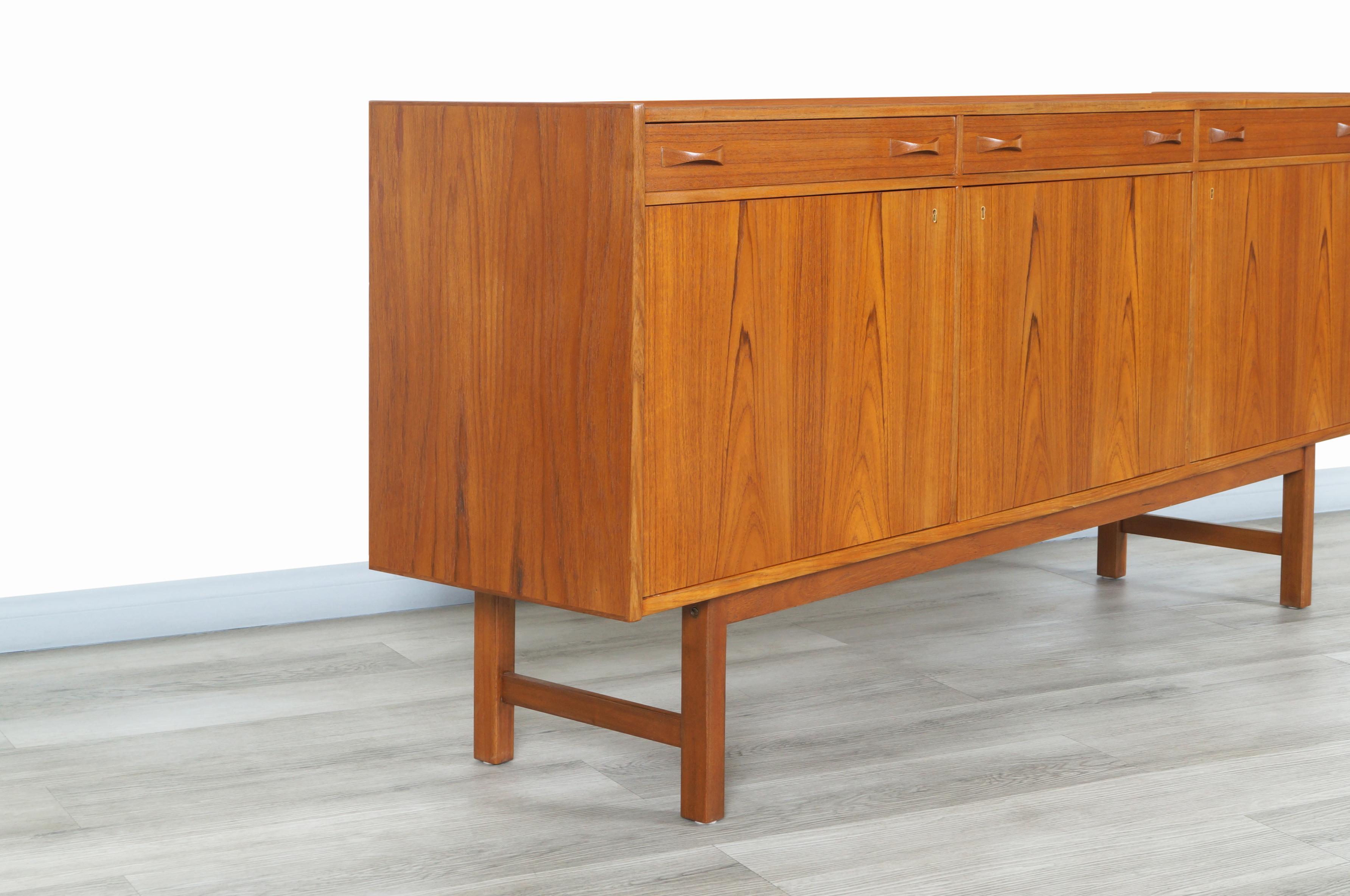 Mid-20th Century Swedish Teak Sideboard by Tage Olofsson for Ulferts Mobler