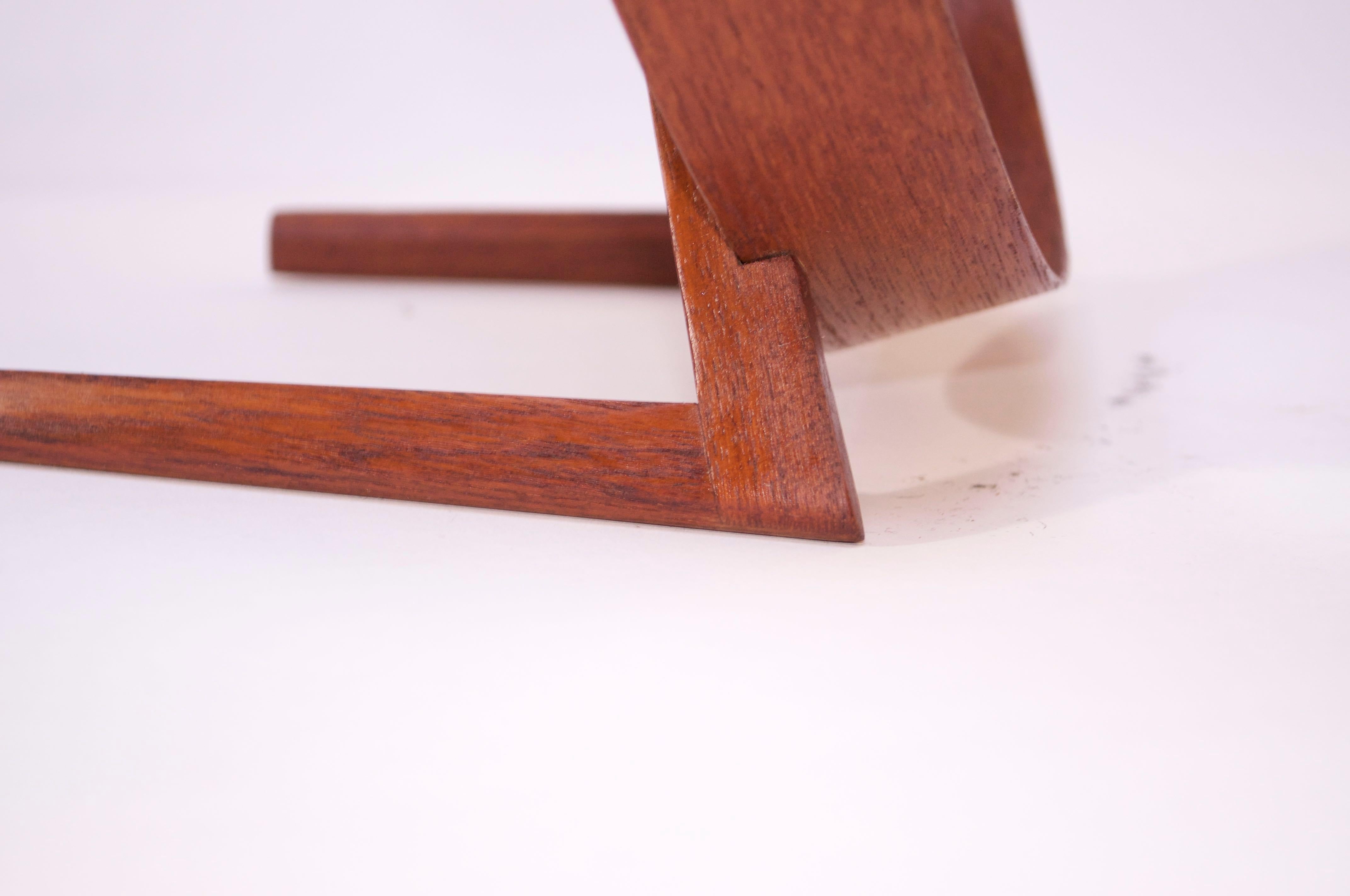 Swedish Teak Table Mirror by Uno and Östen Kristiansson for Luxus For Sale 5