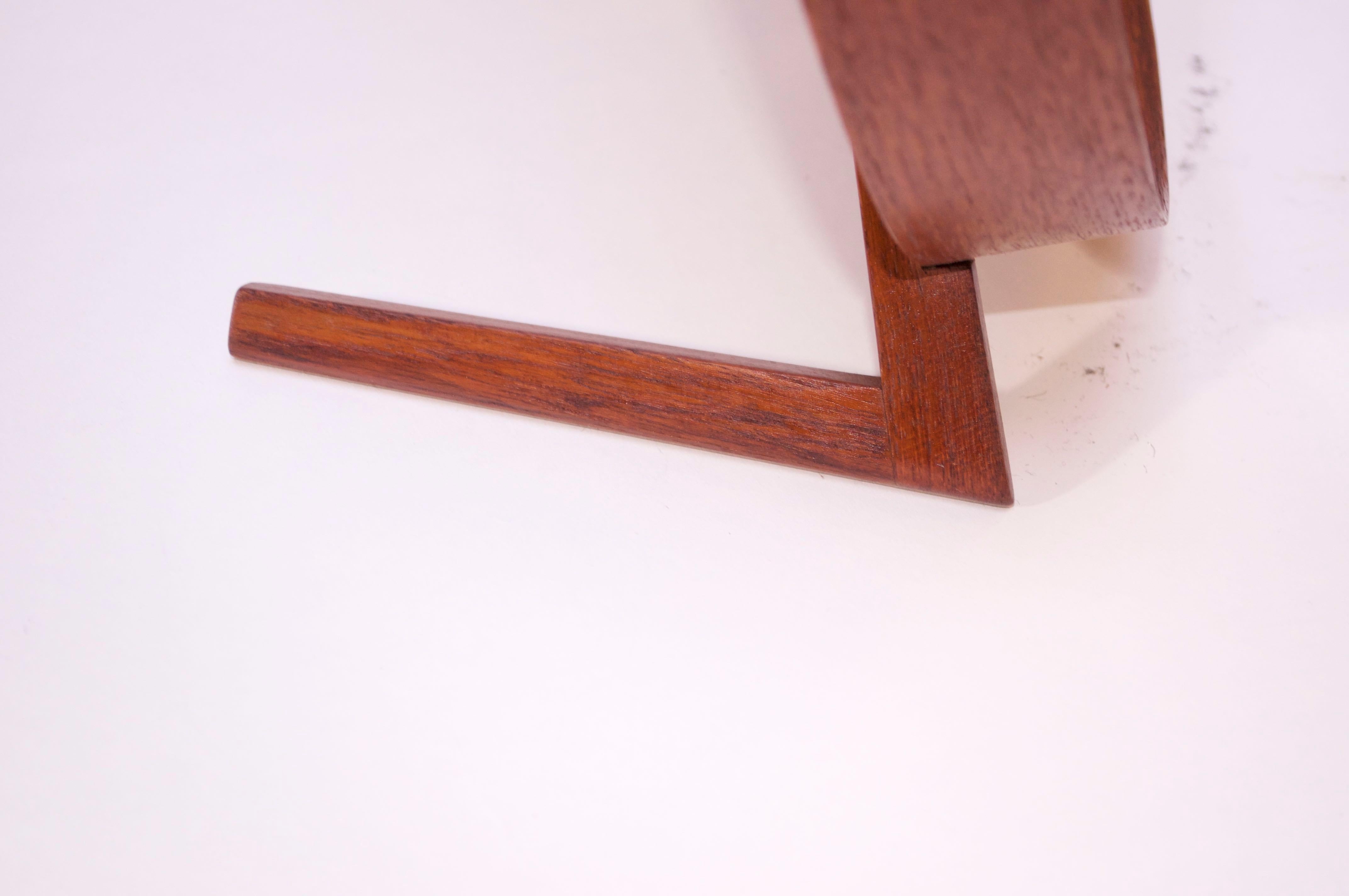 Swedish Teak Table Mirror by Uno and Östen Kristiansson for Luxus For Sale 6