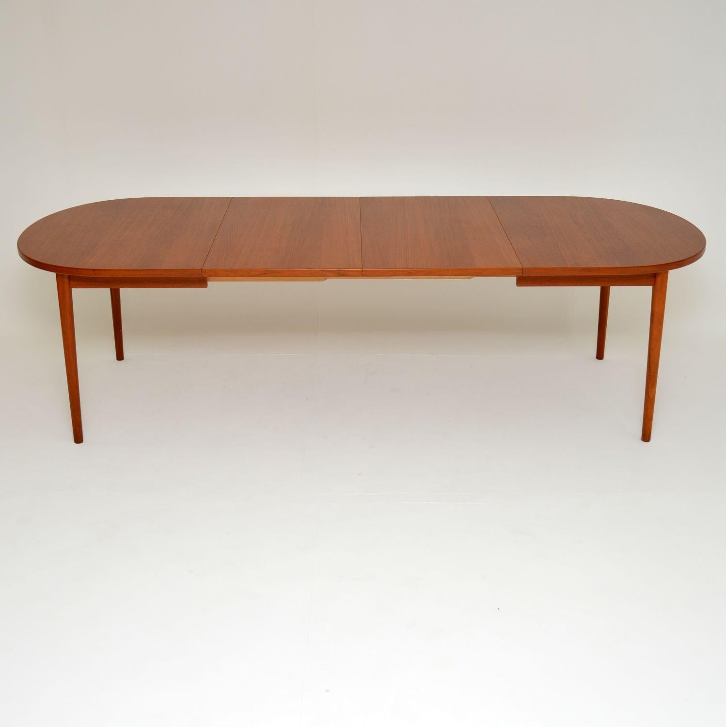 Swedish Teak Vintage Dining Table by Nils Jonsson In Good Condition In London, GB