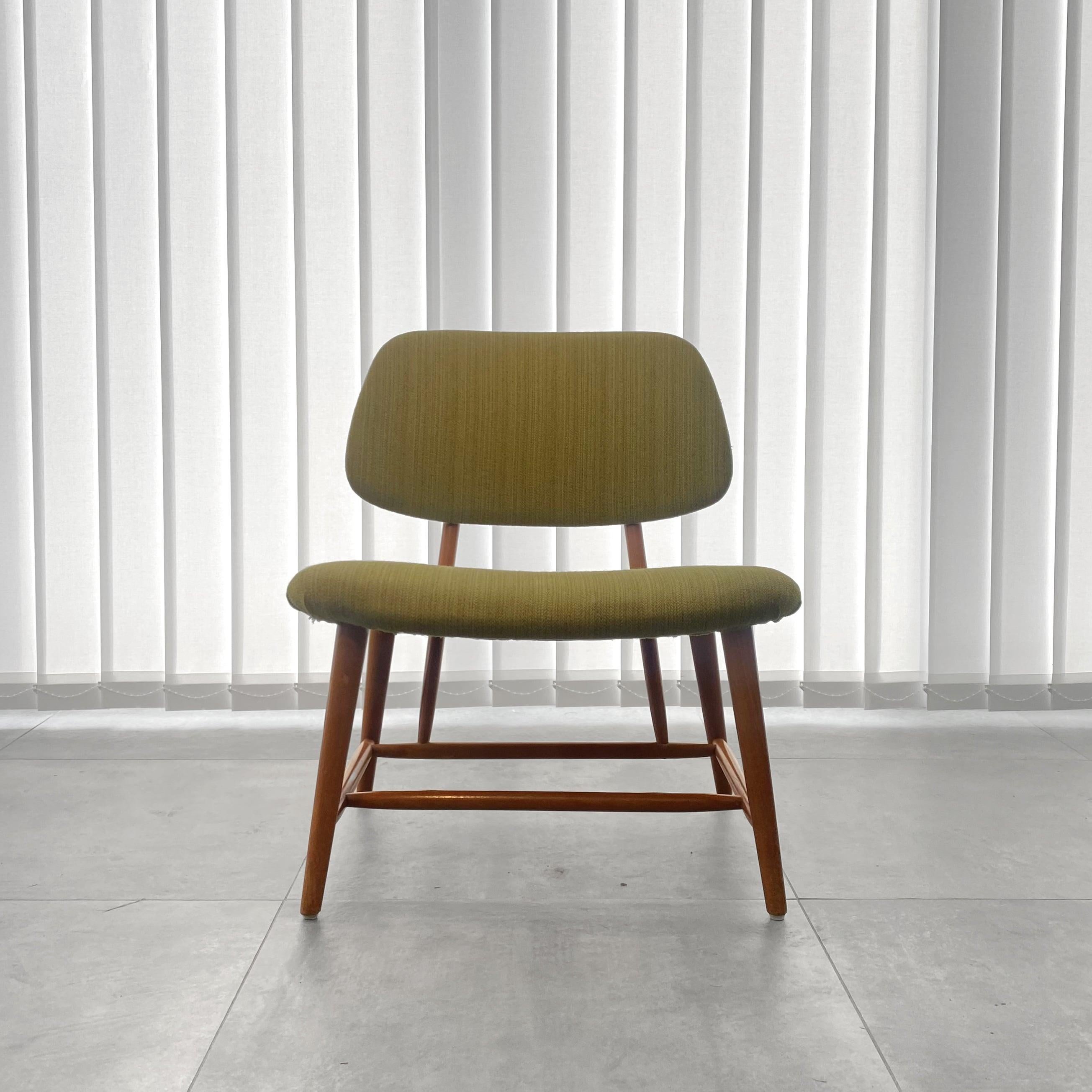 Mid-20th Century Swedish TeVe chair by Alf Svensson for Ljungs Industrier, Dux, 1950s For Sale