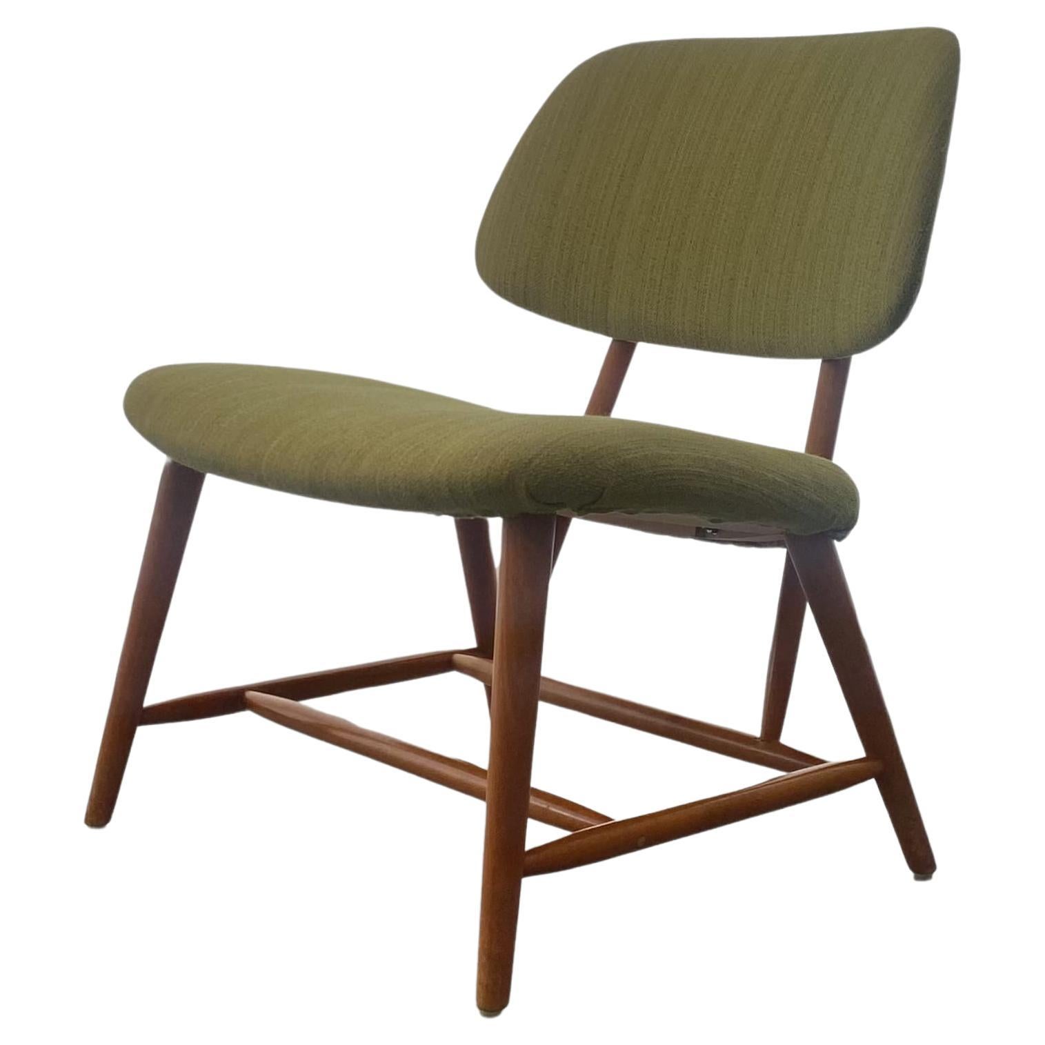 Swedish TeVe chair by Alf Svensson for Ljungs Industrier, Dux, 1950s For Sale