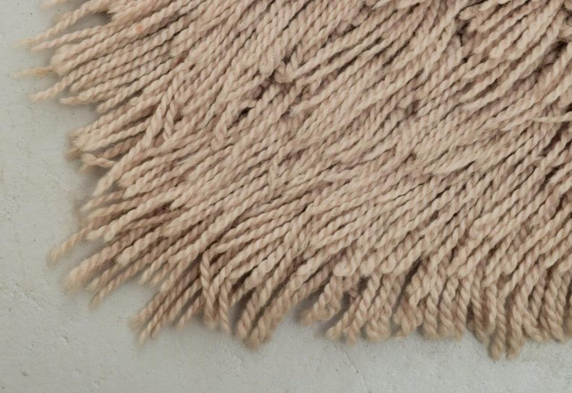 Mid-20th Century Swedish textile designer. Blekinge-rya. Large carpet in pure wool. For Sale