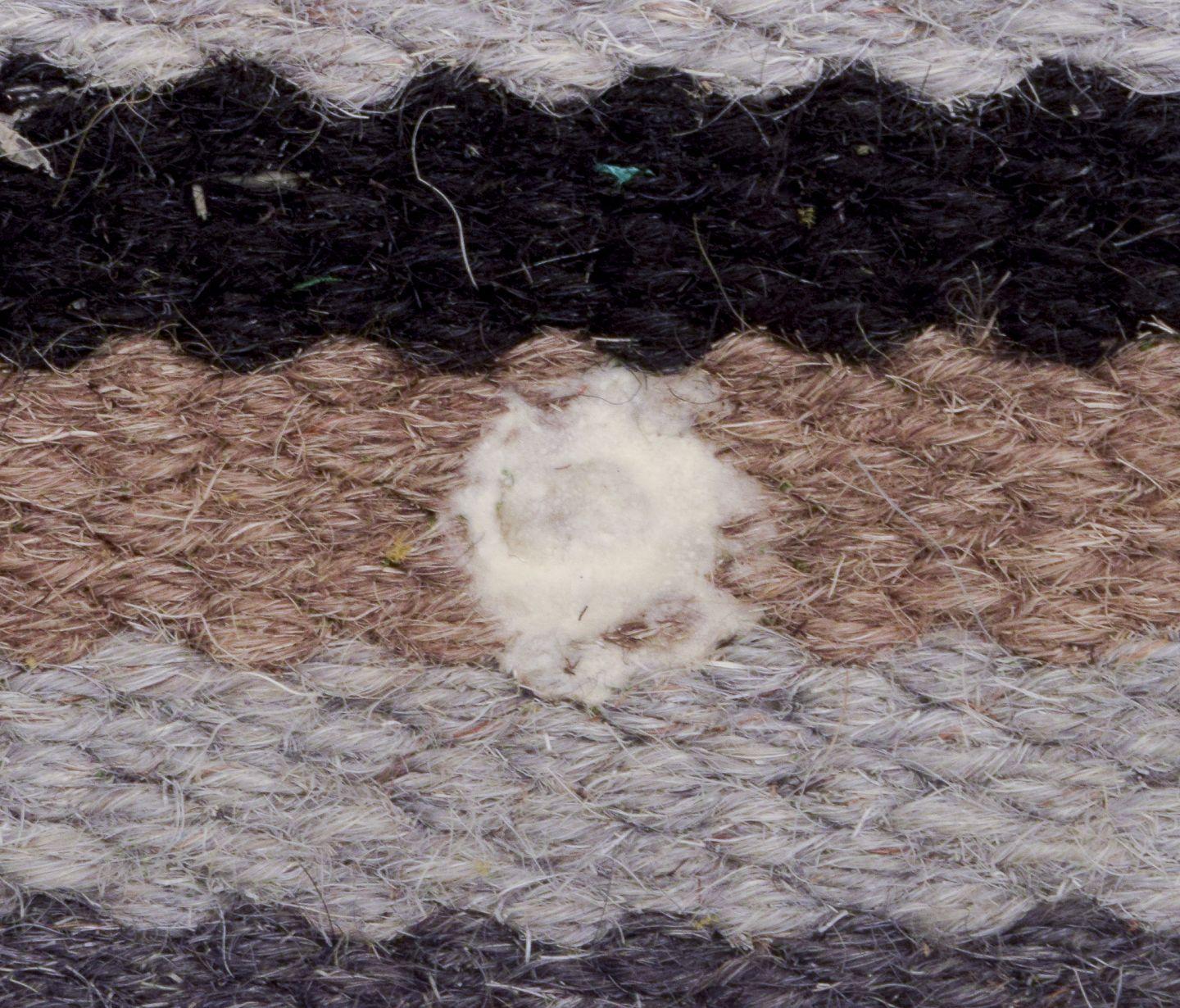 Late 20th Century Swedish textile designer. Hand-knotted wool rug.  Woven in several colors. For Sale