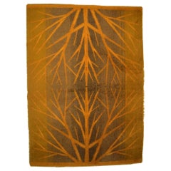 Swedish Textile Designer. Large Hand-Woven Rölakan Rug in Pure Wool