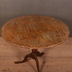 Swedish Tilt-Top Lamp Table