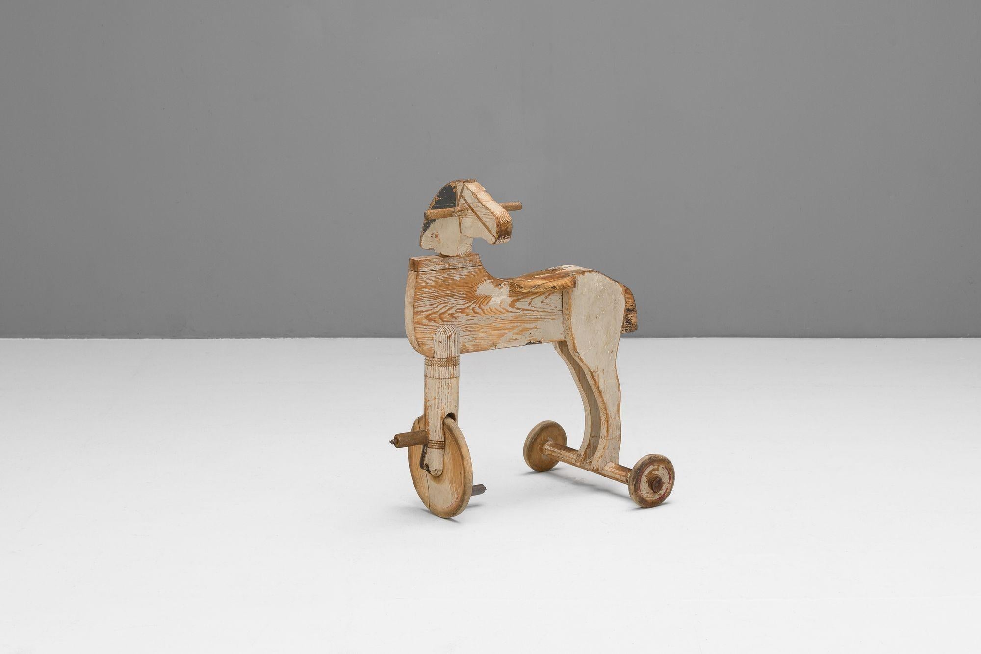 Rustico Cavallo giocattolo svedese in vendita